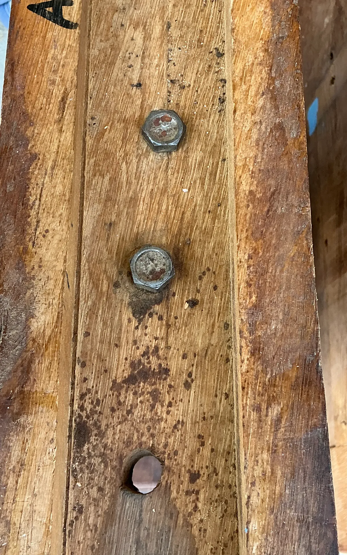 Vintage Monumental Metal Plate Refractory Monastery Table — additional photo 8
