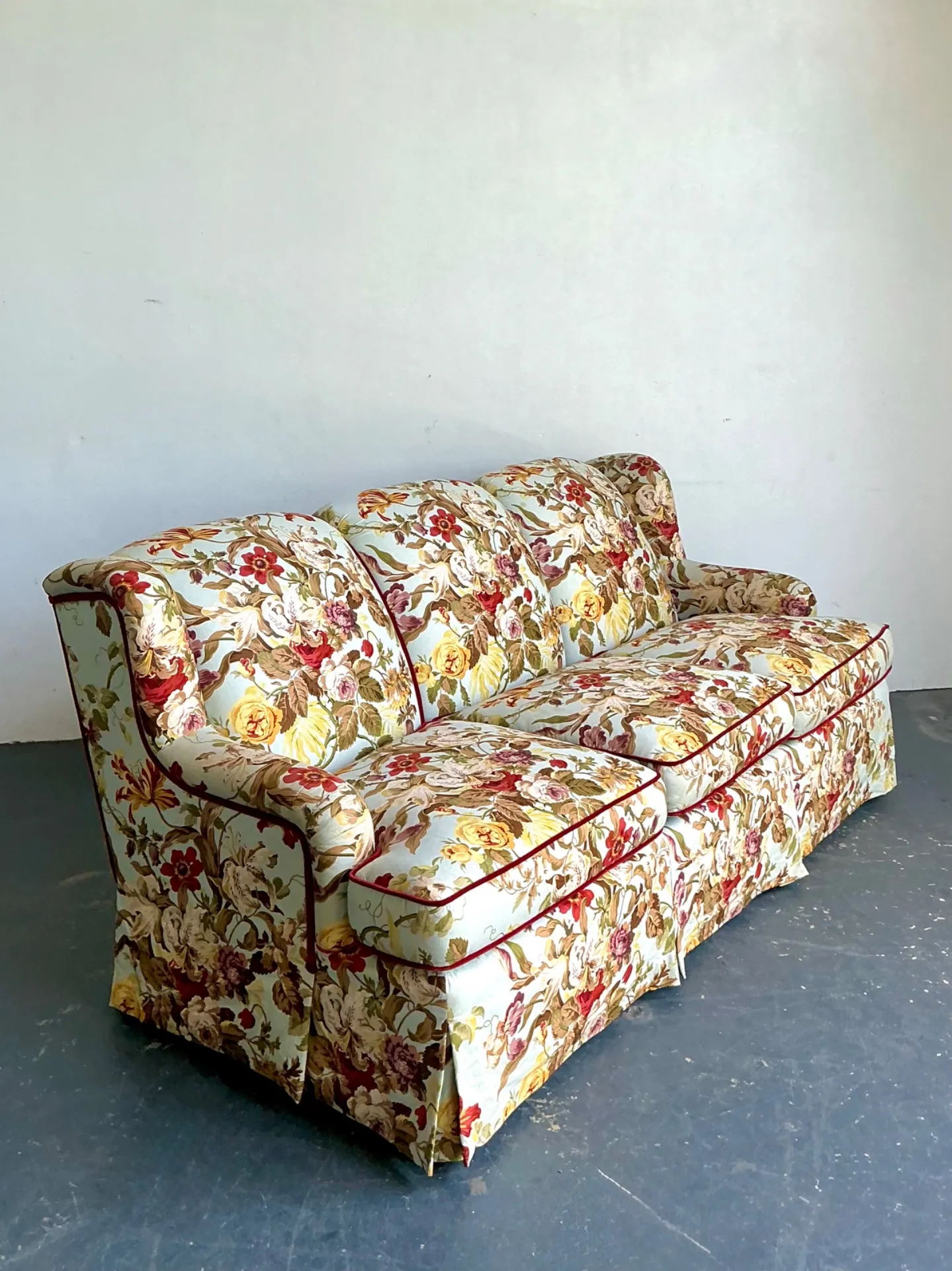 Vintage High Back Sofa In House Of Hackney Chintz — additional photo 4