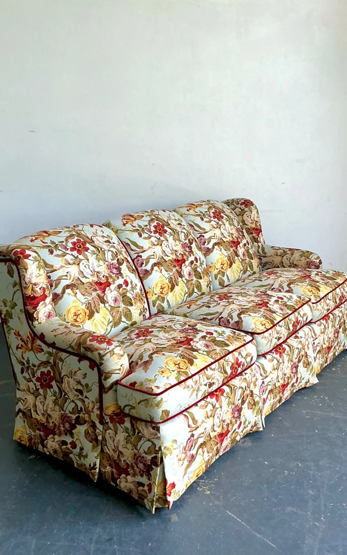 Vintage High Back Sofa In House Of Hackney Chintz — additional photo 4