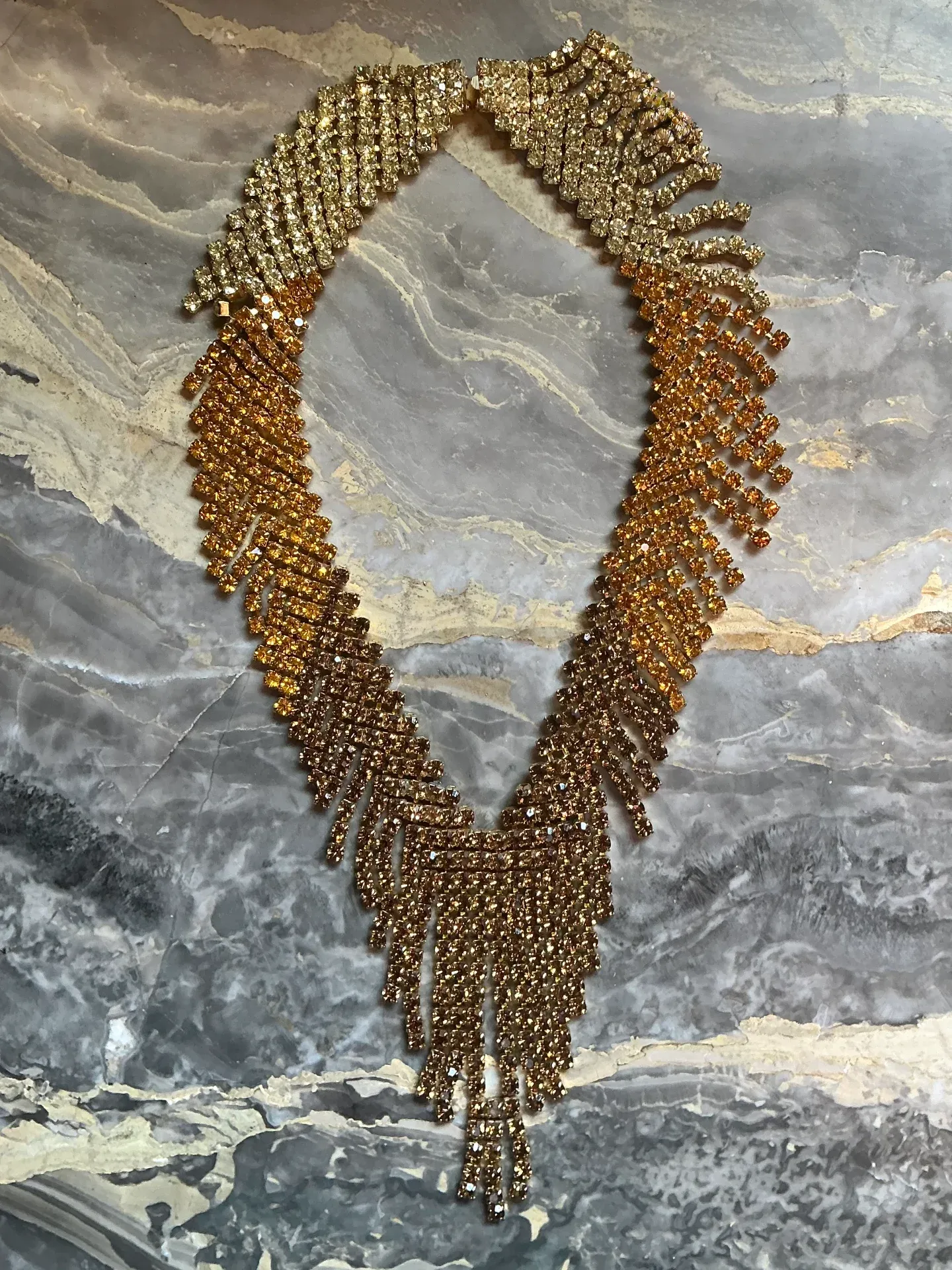 Vintage Cascading Statement Necklace — additional photo 1