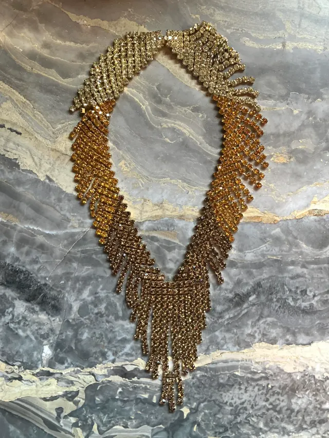 Vintage Cascading Statement Necklace — additional photo 2