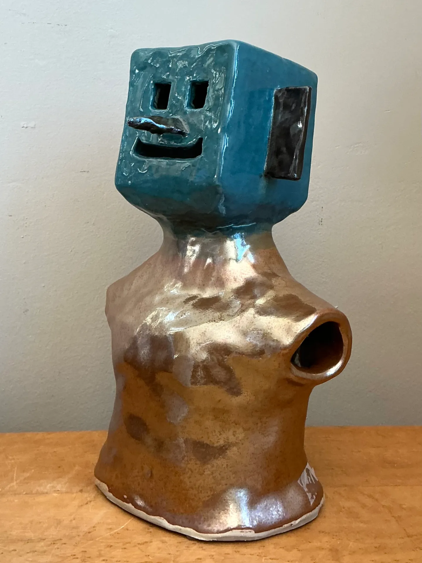 Vintage Abstract Ceramic Bust Sculpture — additional photo 7