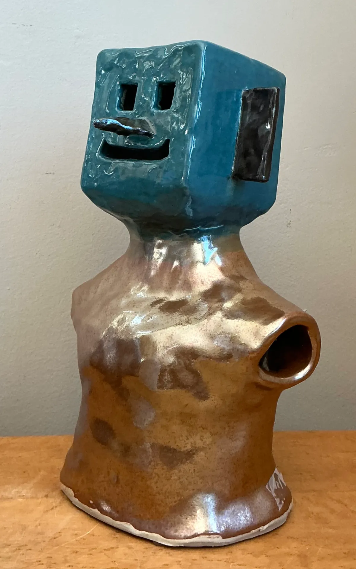 Vintage Abstract Ceramic Bust Sculpture — additional photo 7