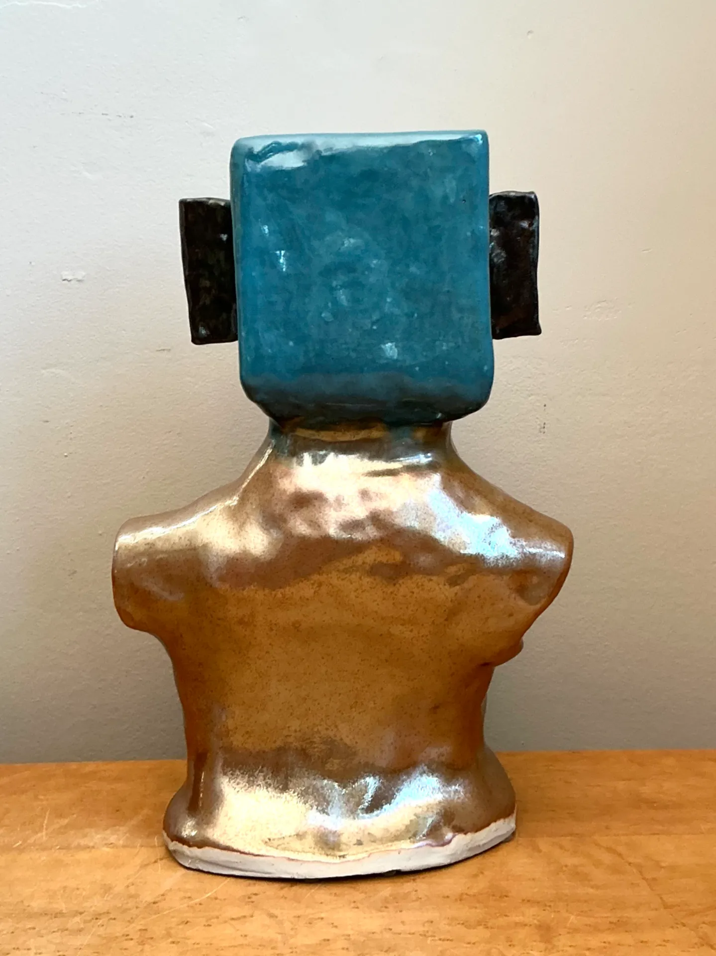 Vintage Abstract Ceramic Bust Sculpture — additional photo 8