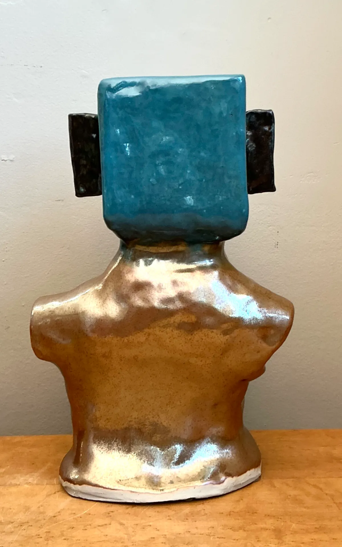 Vintage Abstract Ceramic Bust Sculpture — additional photo 8