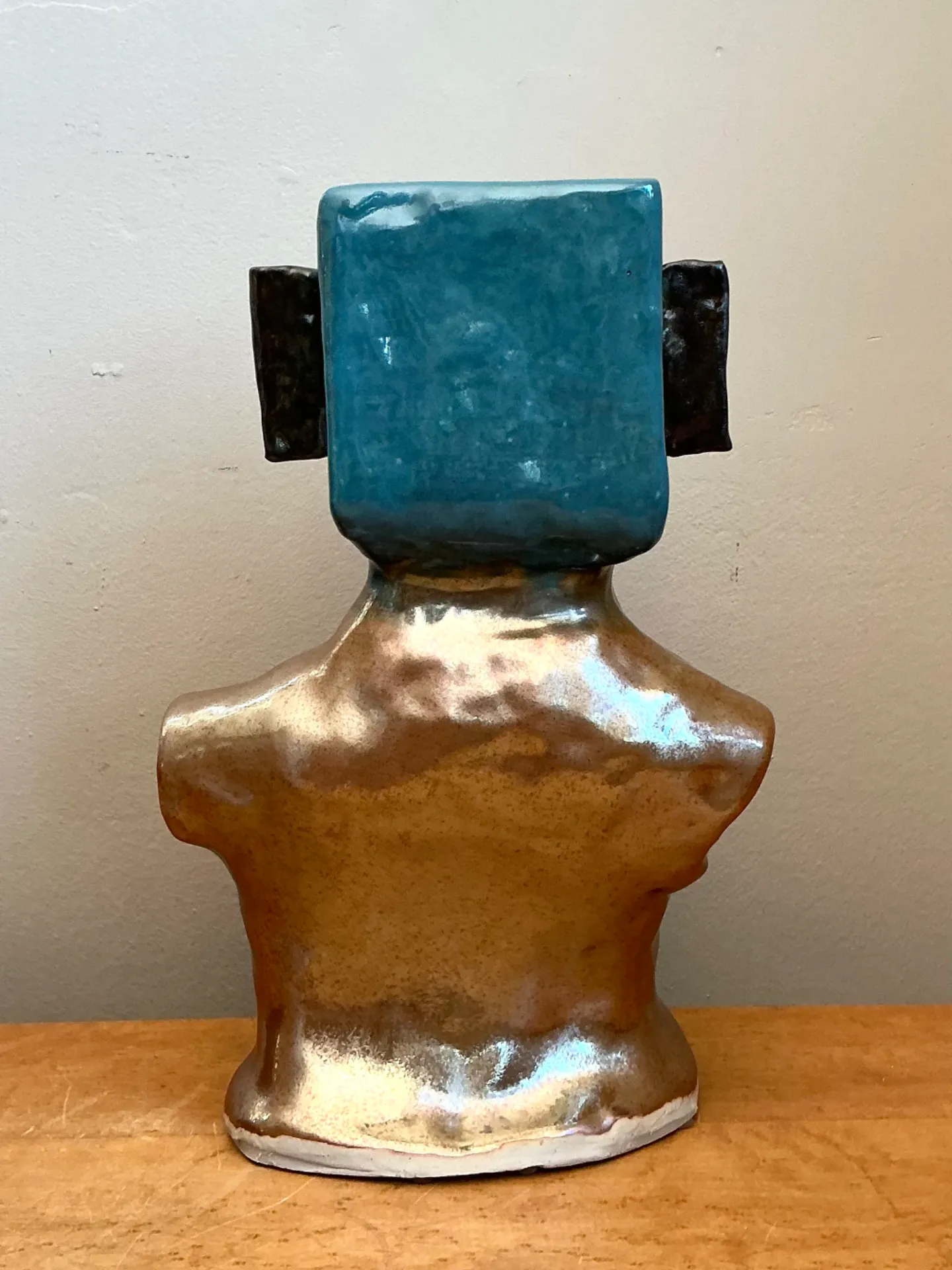 Vintage Abstract Ceramic Bust Sculpture — additional photo 6