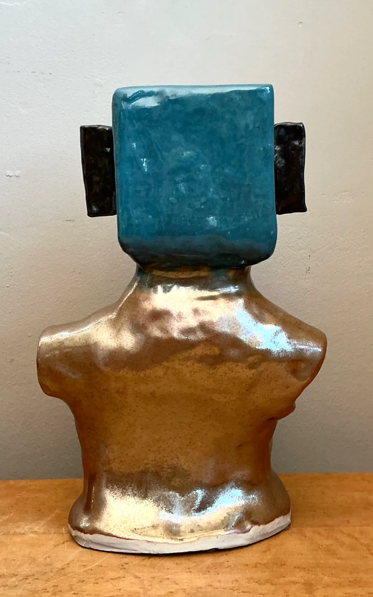 Vintage Abstract Ceramic Bust Sculpture — additional photo 6