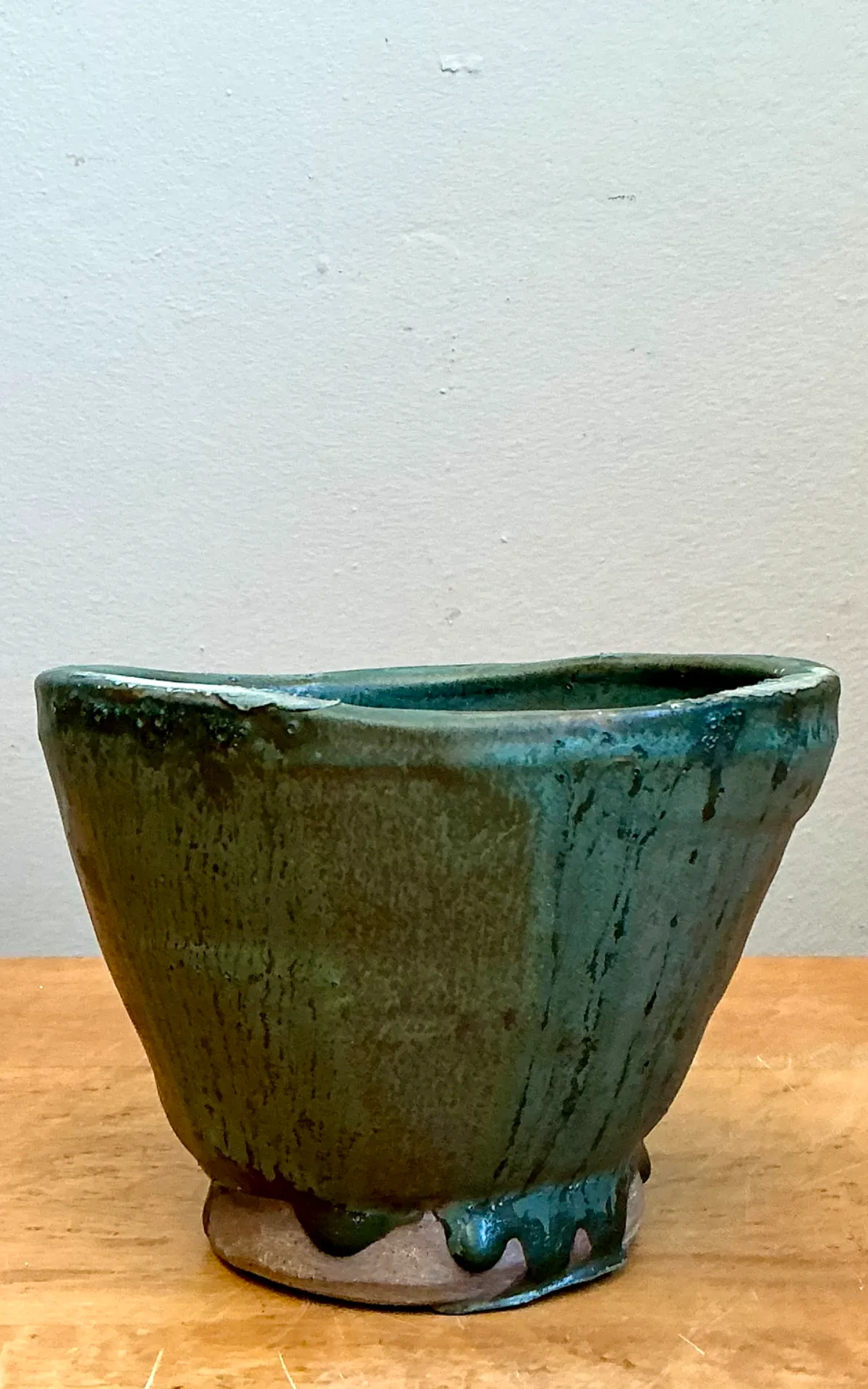 Vintage Abstract Design Pottery Bowl — additional photo 6