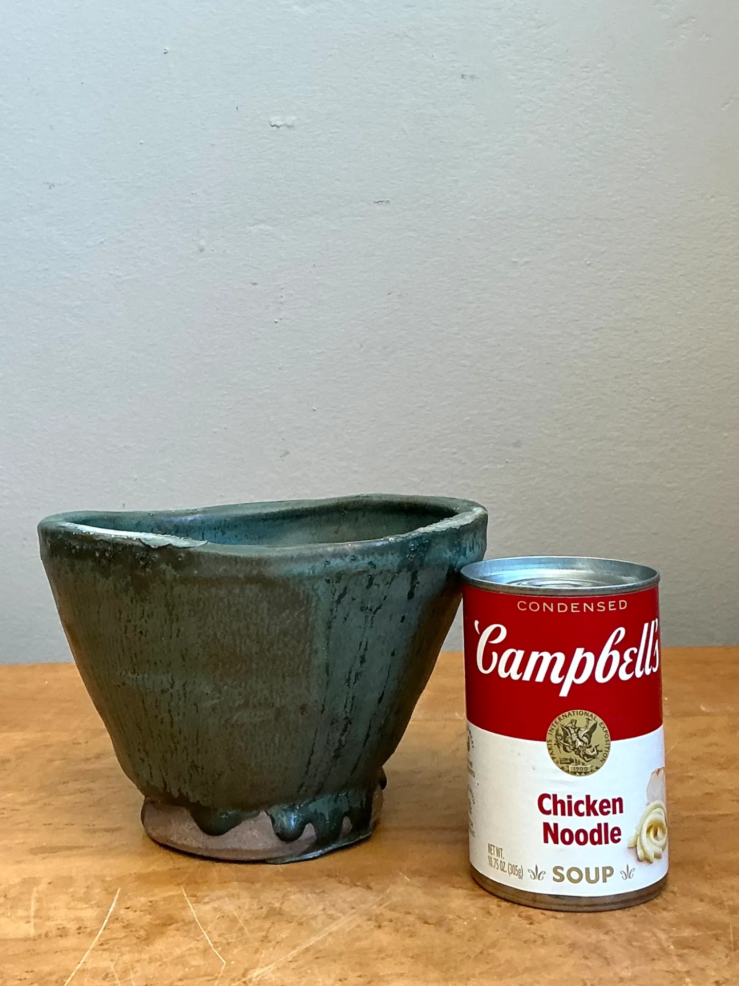 Vintage Abstract Design Pottery Bowl — additional photo 5