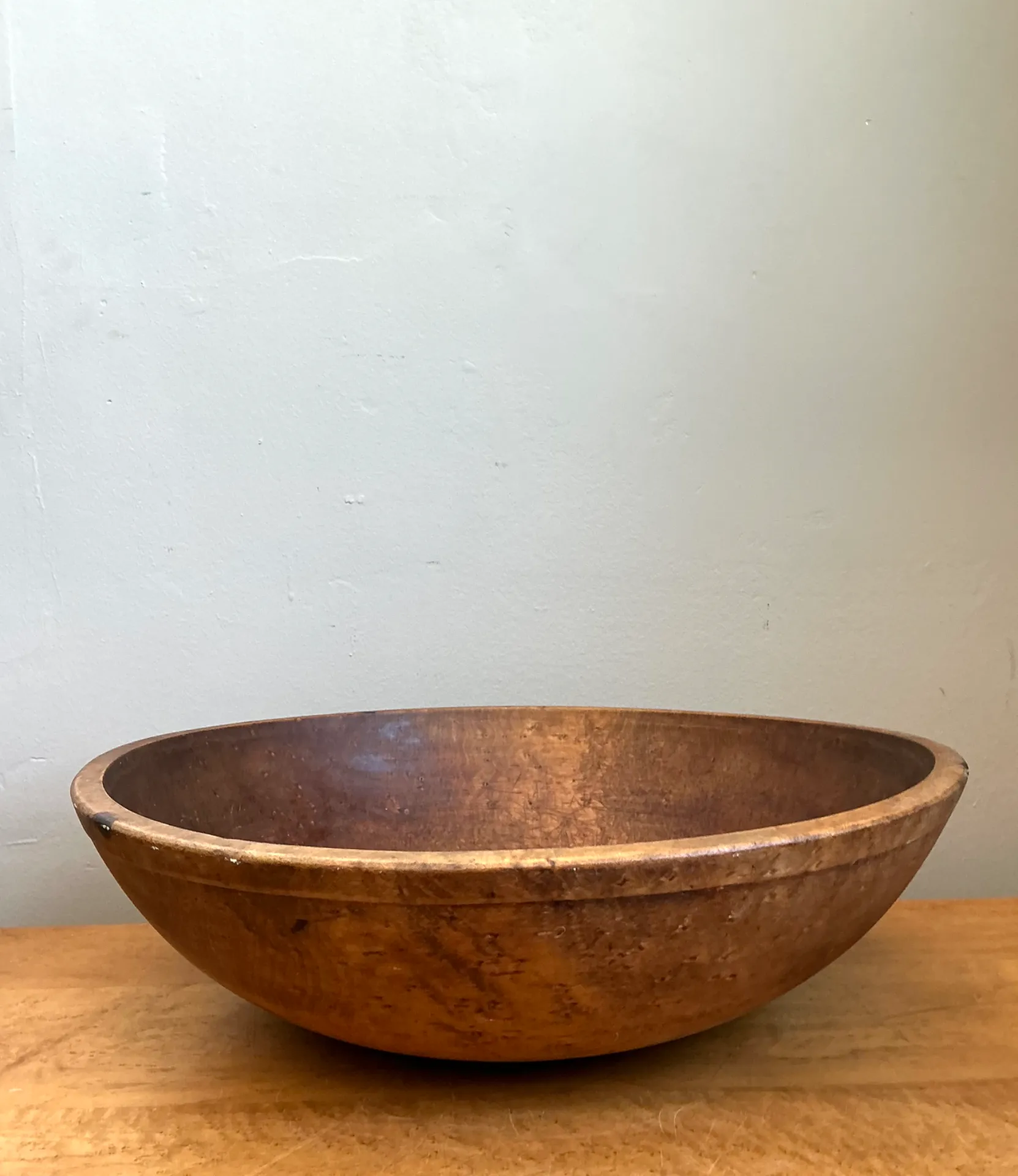 Vintage Large Wood Salad Bowl — additional photo 8