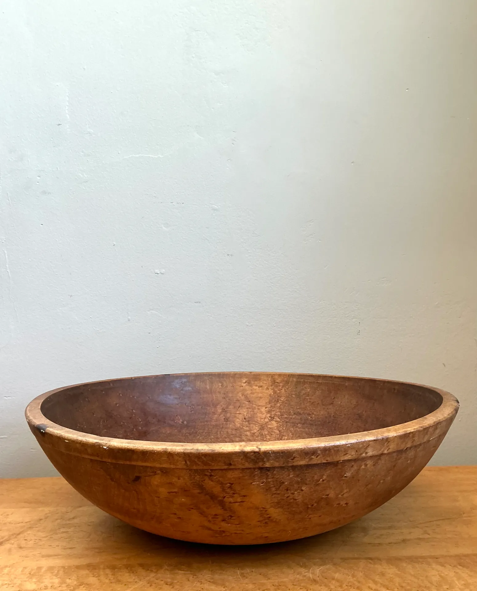 Vintage Large Wood Salad Bowl — additional photo 7