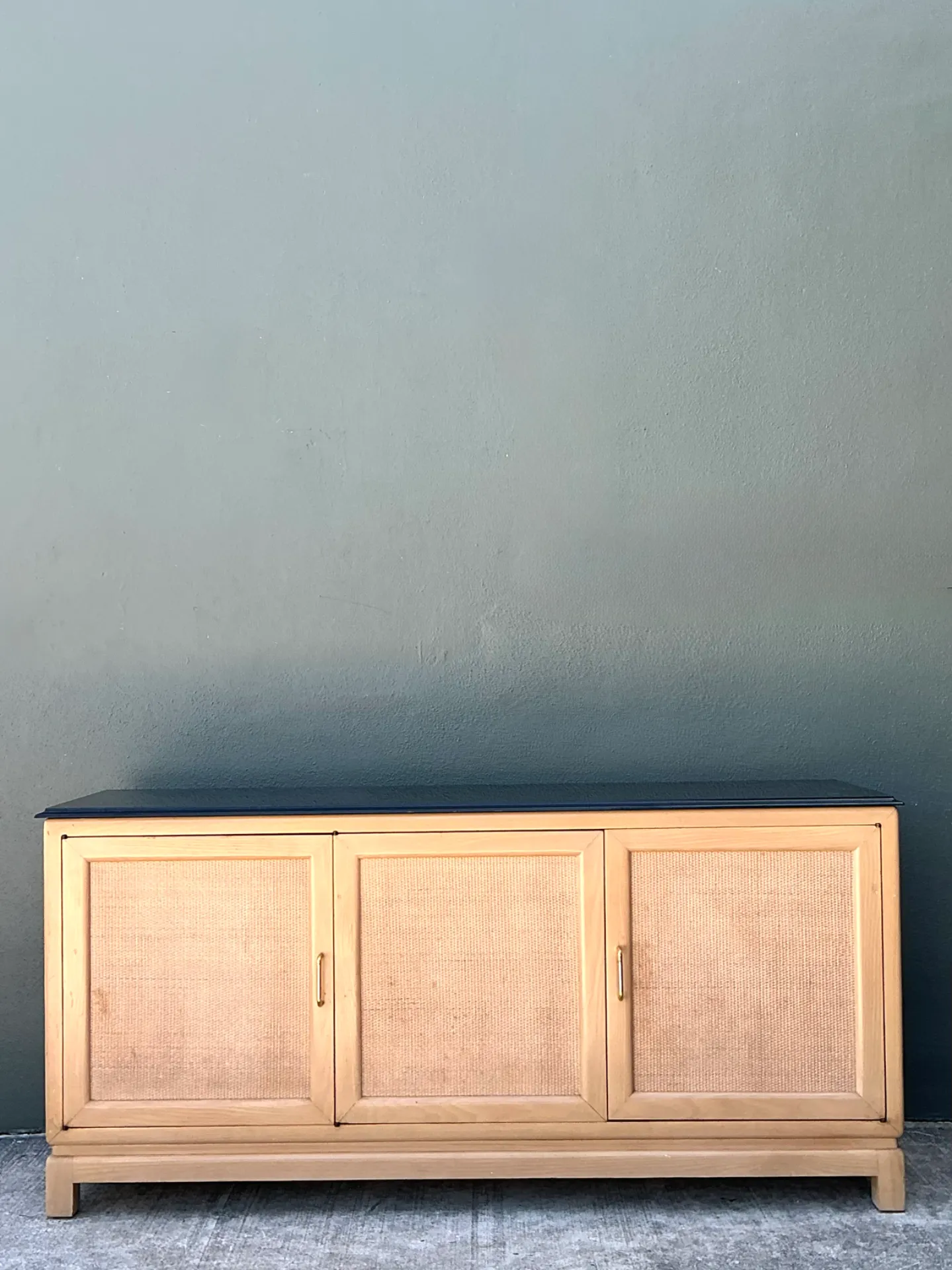 Vintage Wood and Stone Credenza — additional photo 8