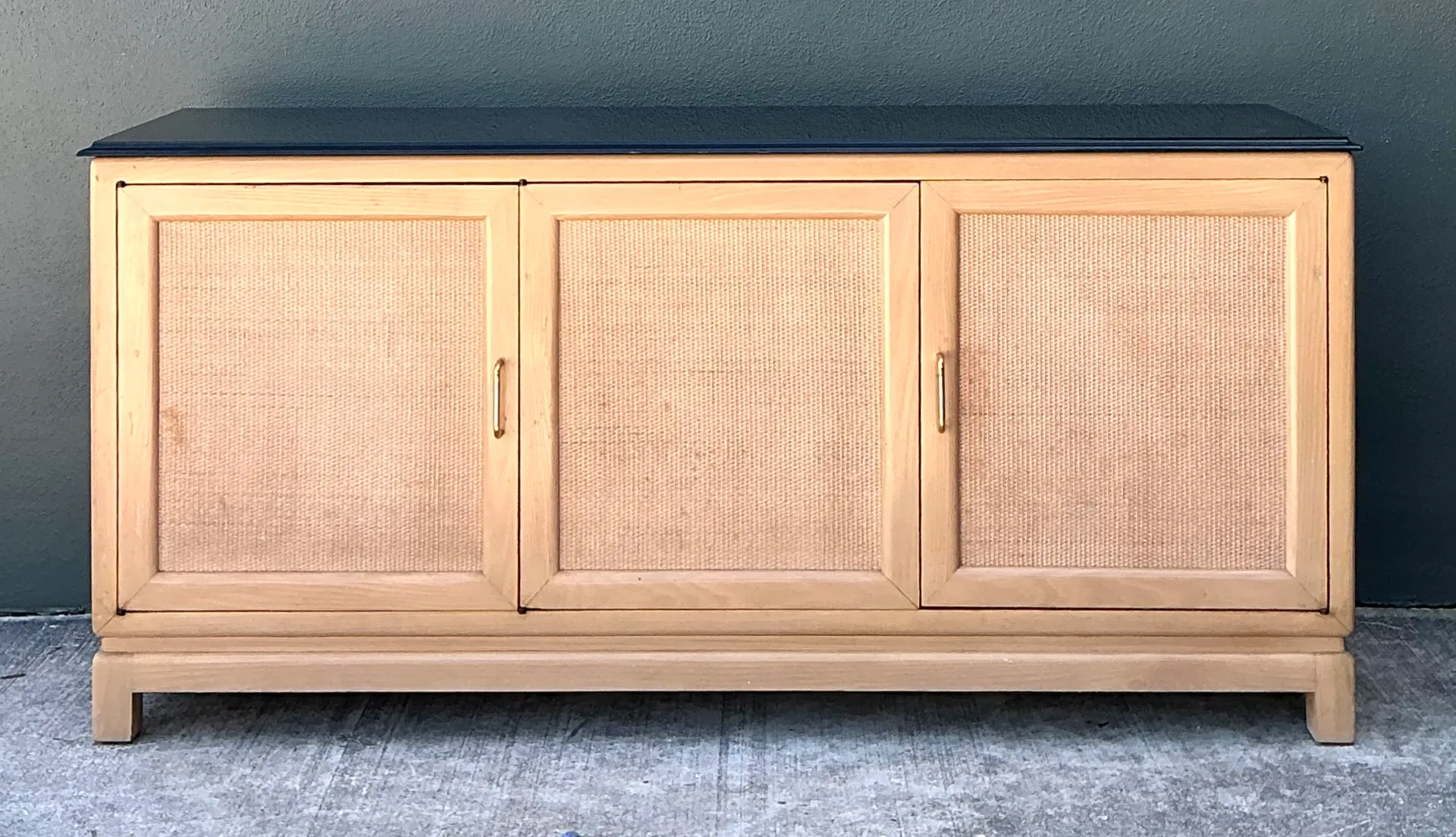Vintage Wood and Stone Credenza — additional photo 6