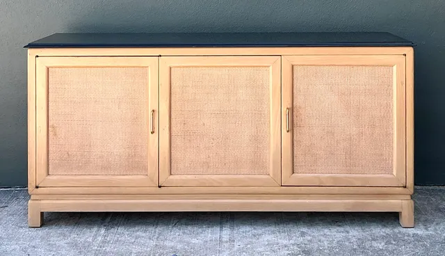 Vintage Wood and Stone Credenza — additional photo 6