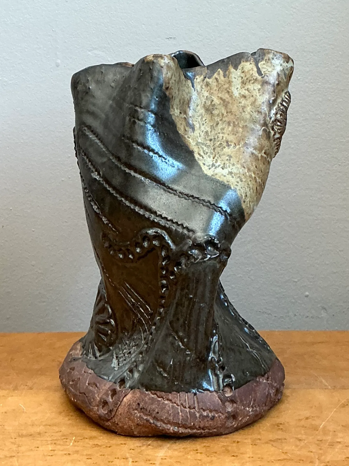 Vintage Original Studio Pottery Vase — additional photo 5