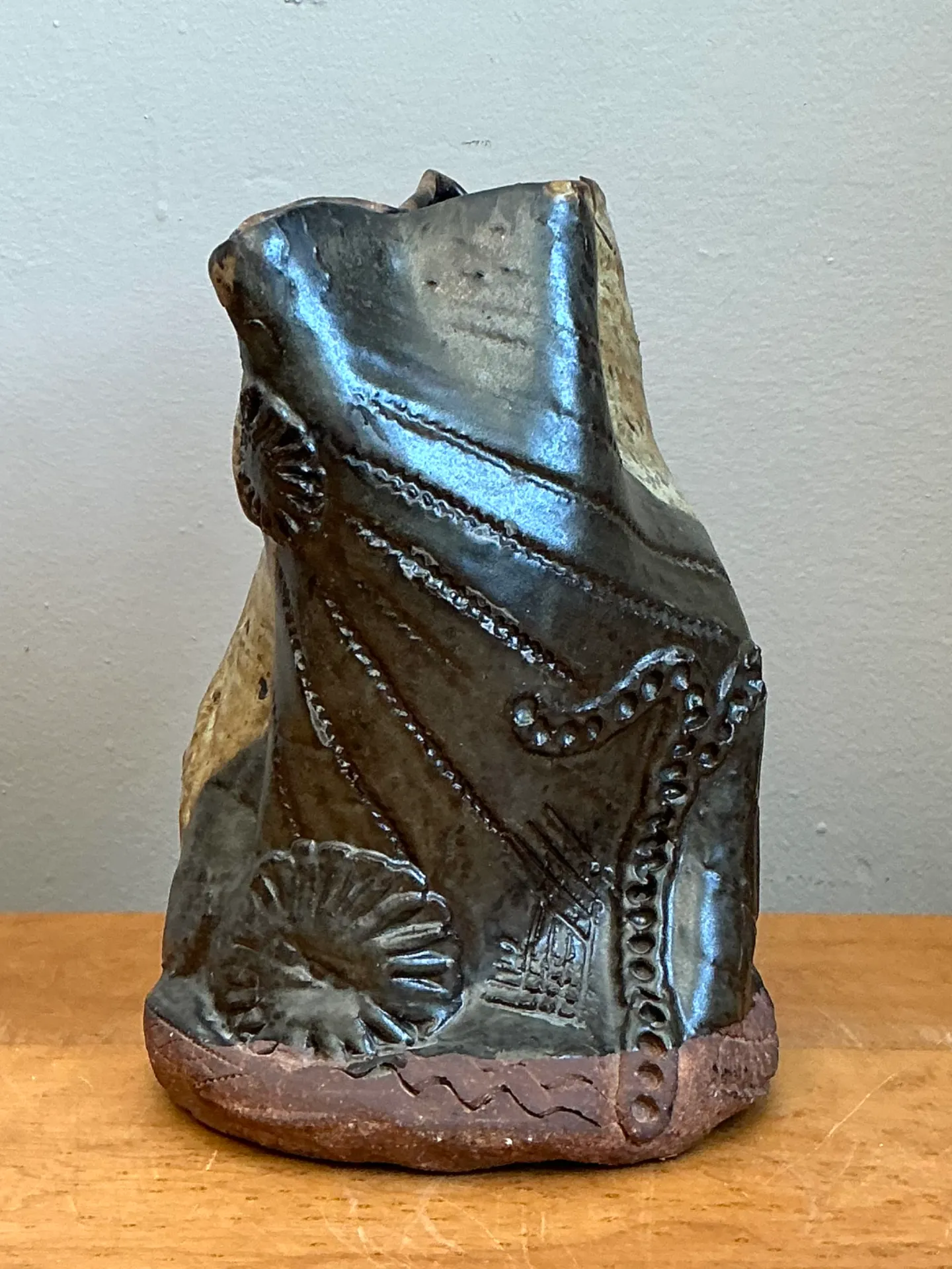 Vintage Original Studio Pottery Vase — additional photo 3