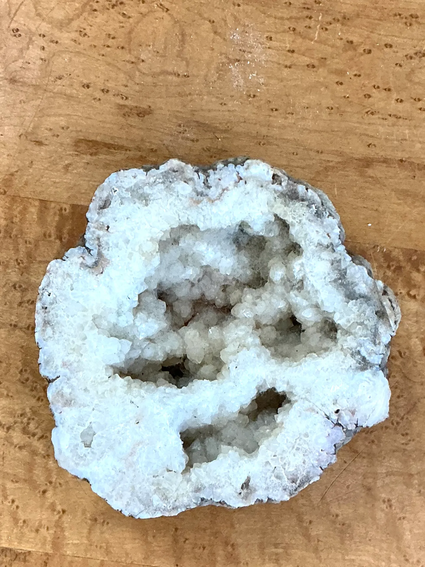 Vintage White Quartz Geode — additional photo 6