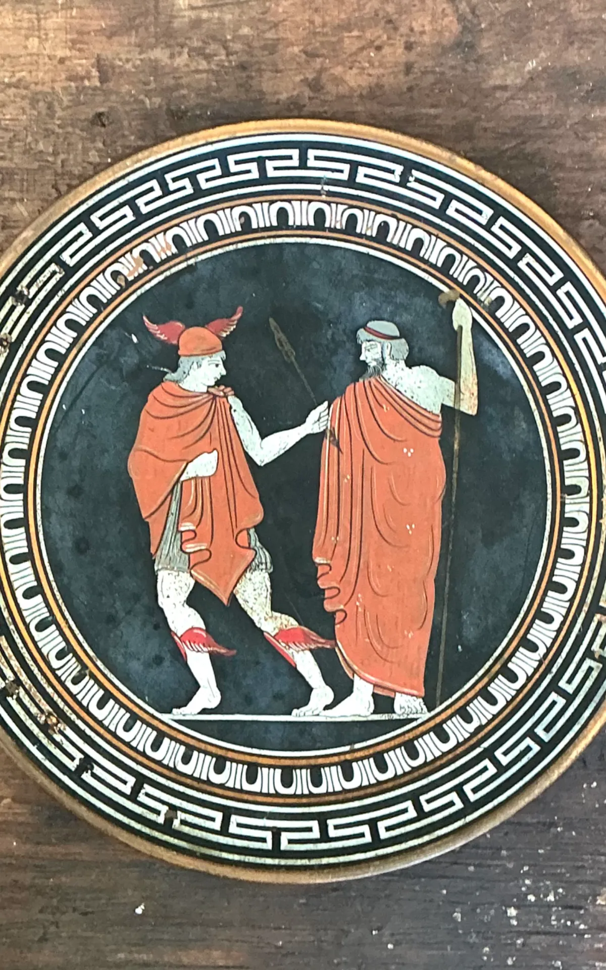 Vintage Greek Mythology Metal Plate — additional photo 6