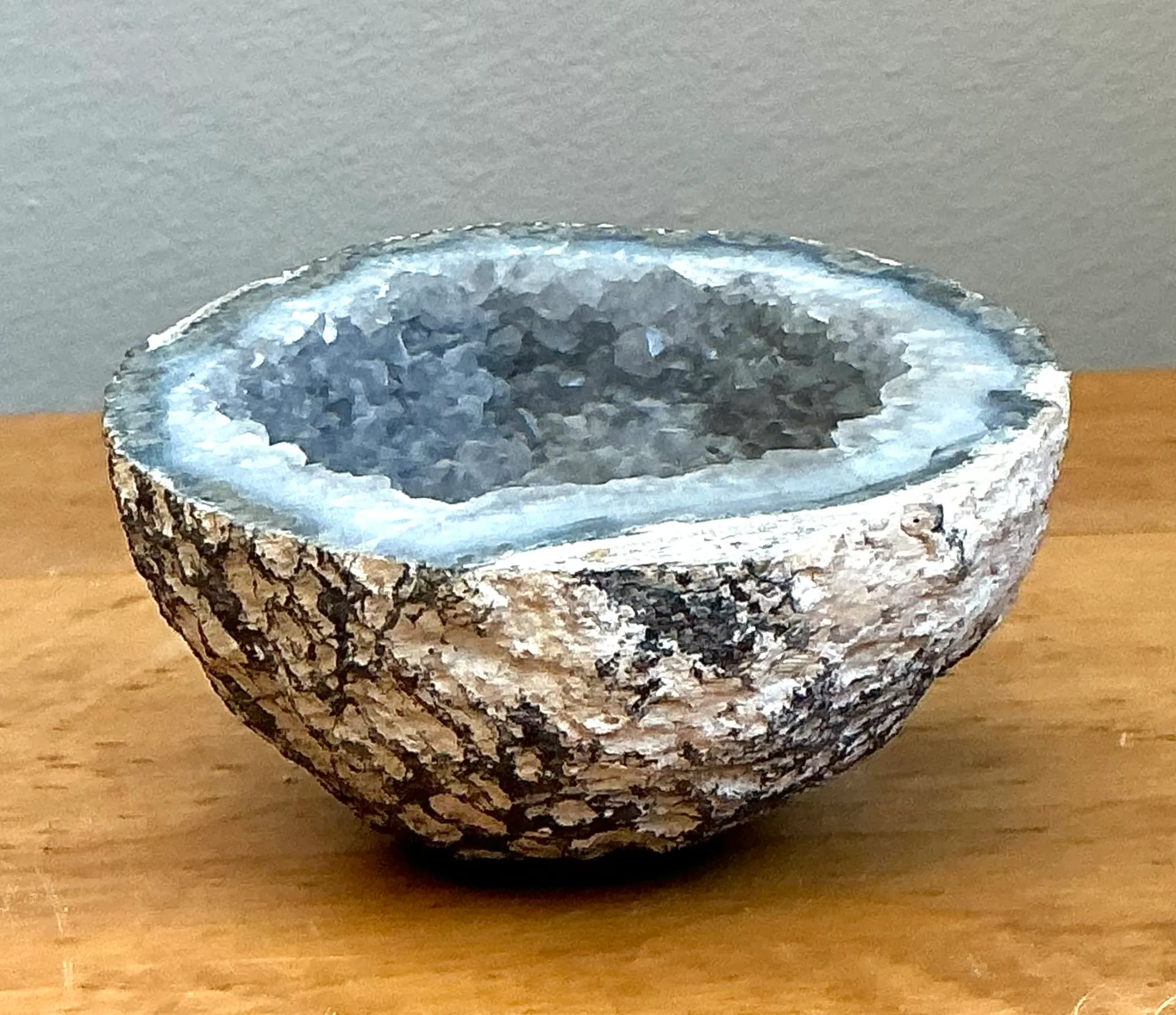 Vintage Natural Blue Quartz Geode — additional photo 5