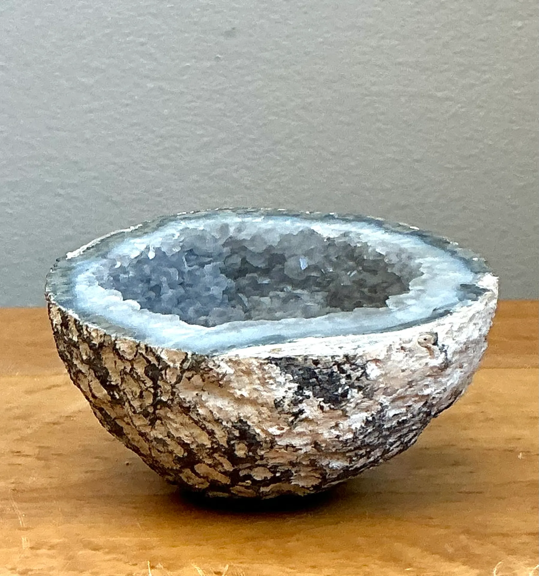 Vintage Natural Blue Quartz Geode — additional photo 6
