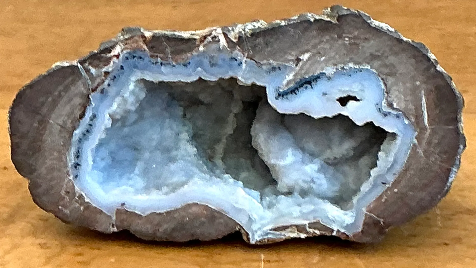Vintage Natural Blue Quartz Geode — additional photo 2