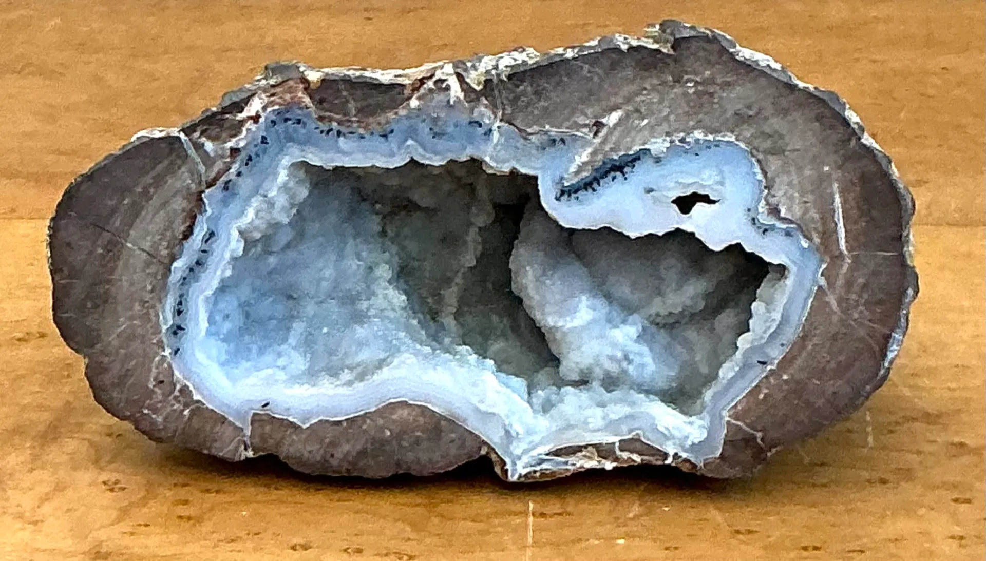 Vintage Natural Blue Quartz Geode — additional photo 6