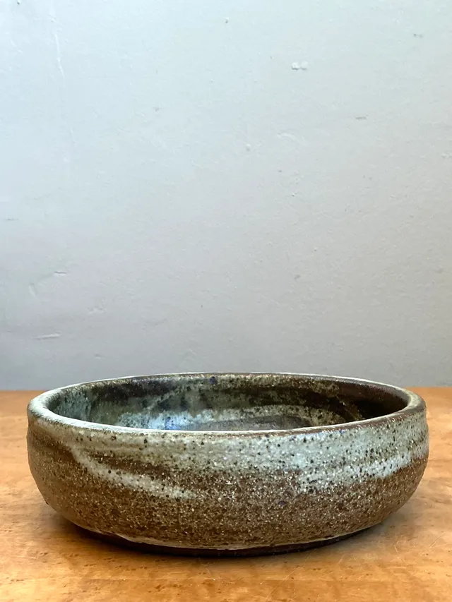 Vintage Abstract Design Pottery Bowl — additional photo 8