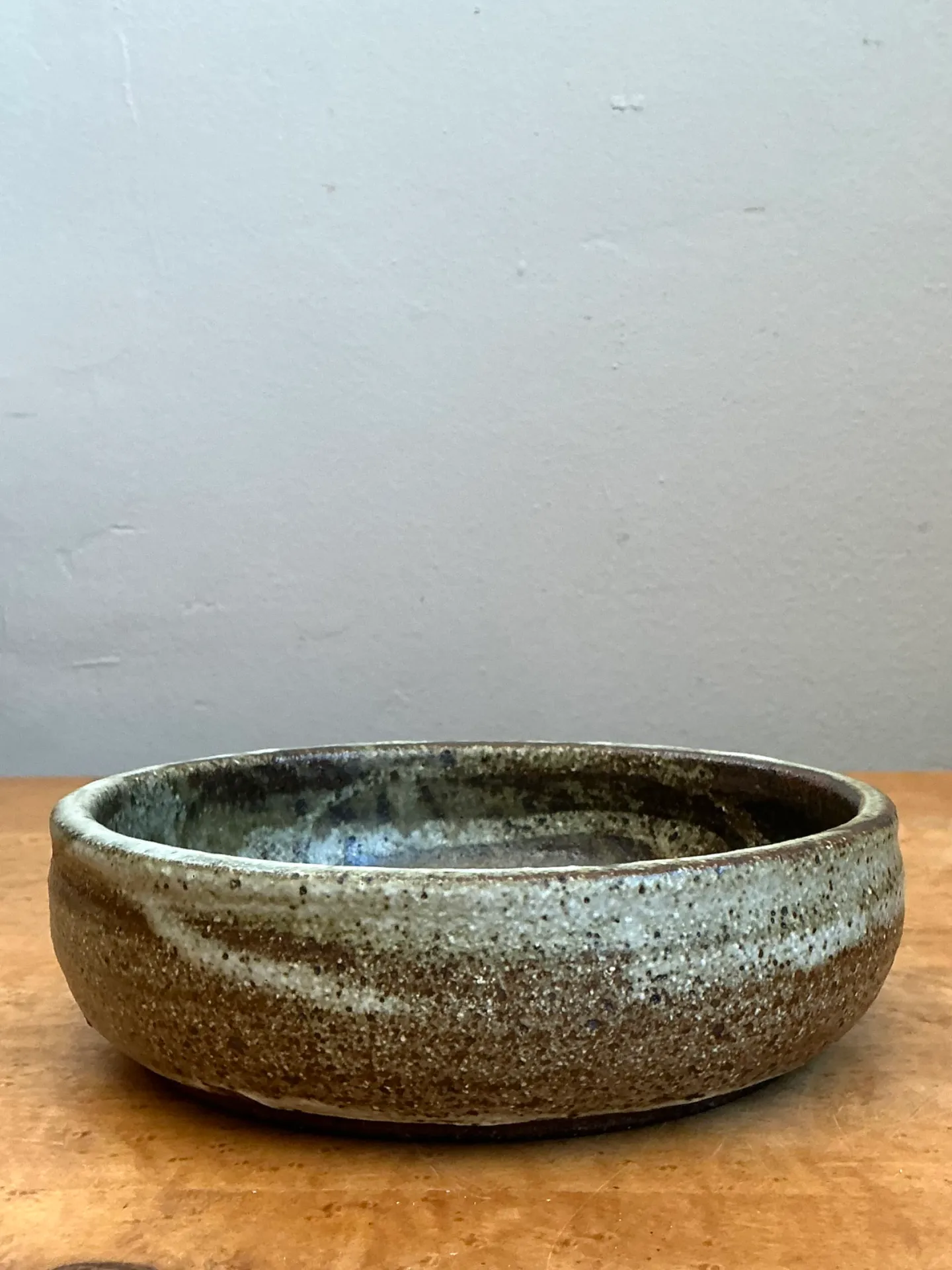 Vintage Abstract Design Pottery Bowl — additional photo 4