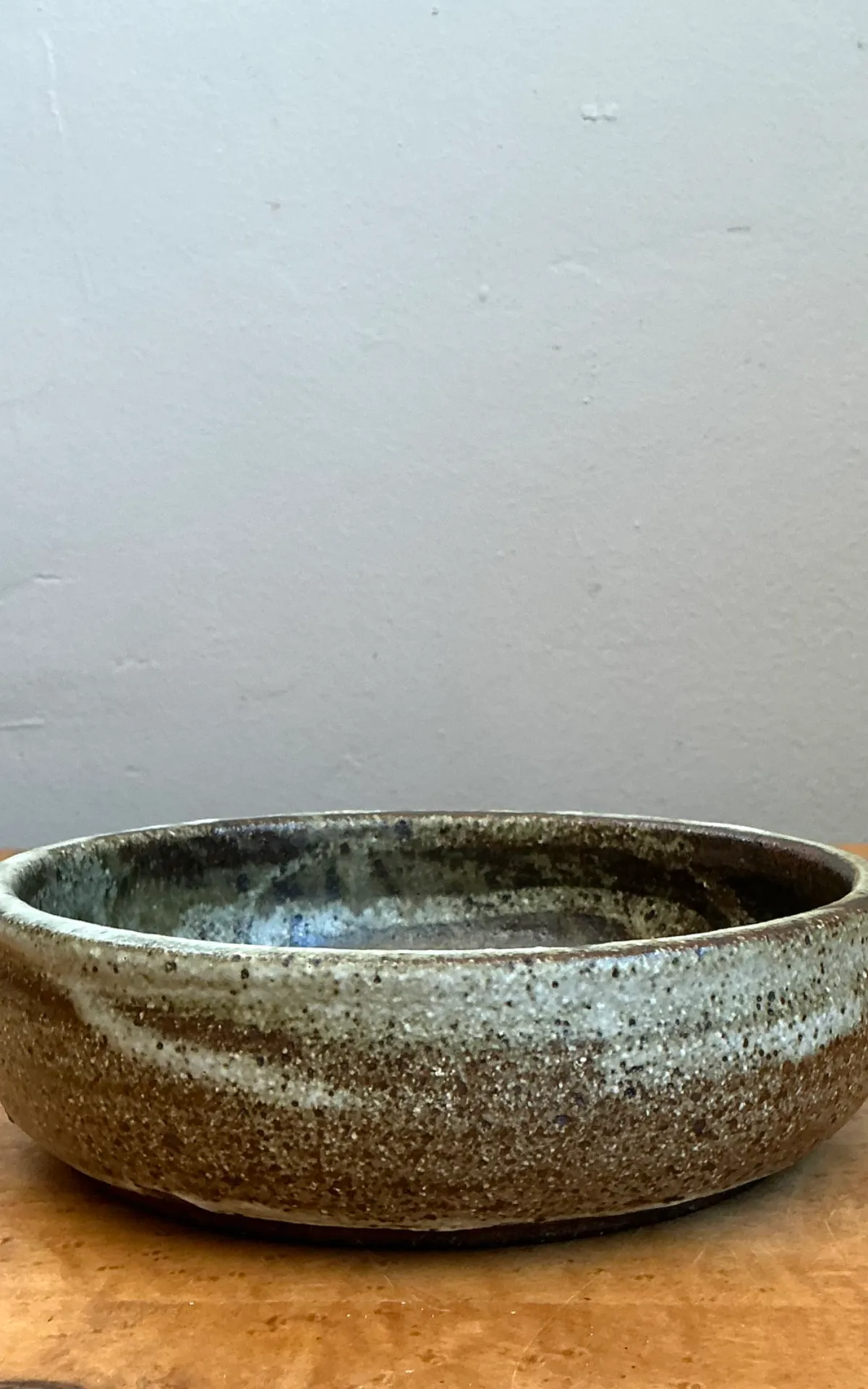 Vintage Abstract Design Pottery Bowl — additional photo 4