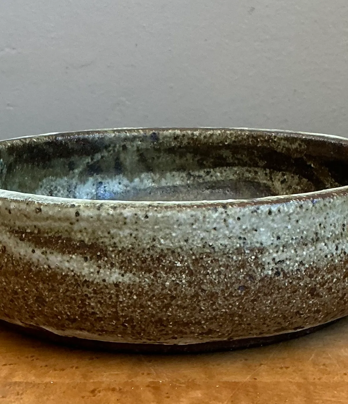 Vintage Abstract Design Pottery Bowl — additional photo 5