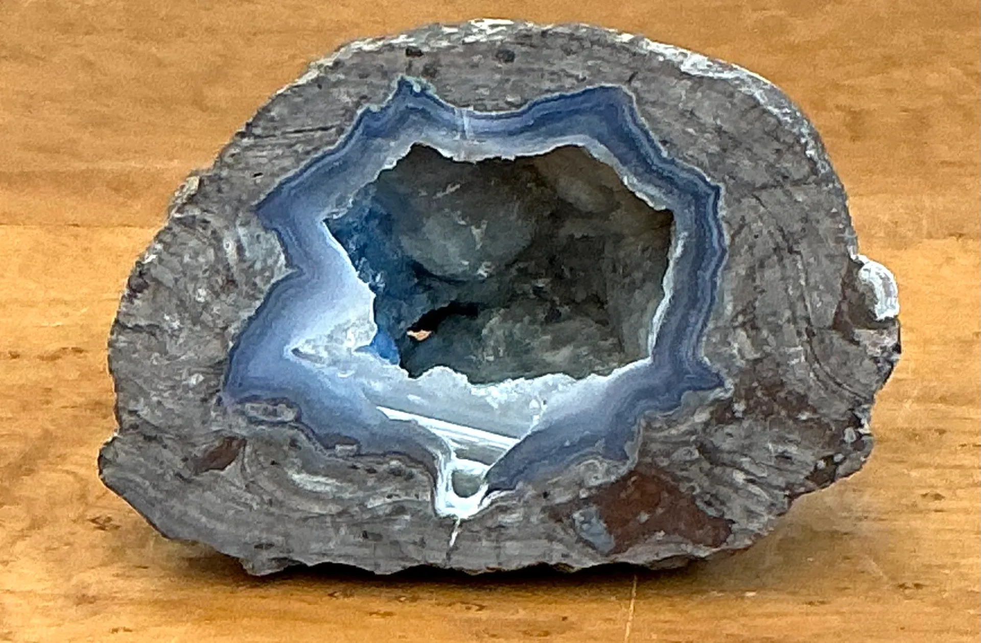 Vintage Blue Quartz Geode — additional photo 6