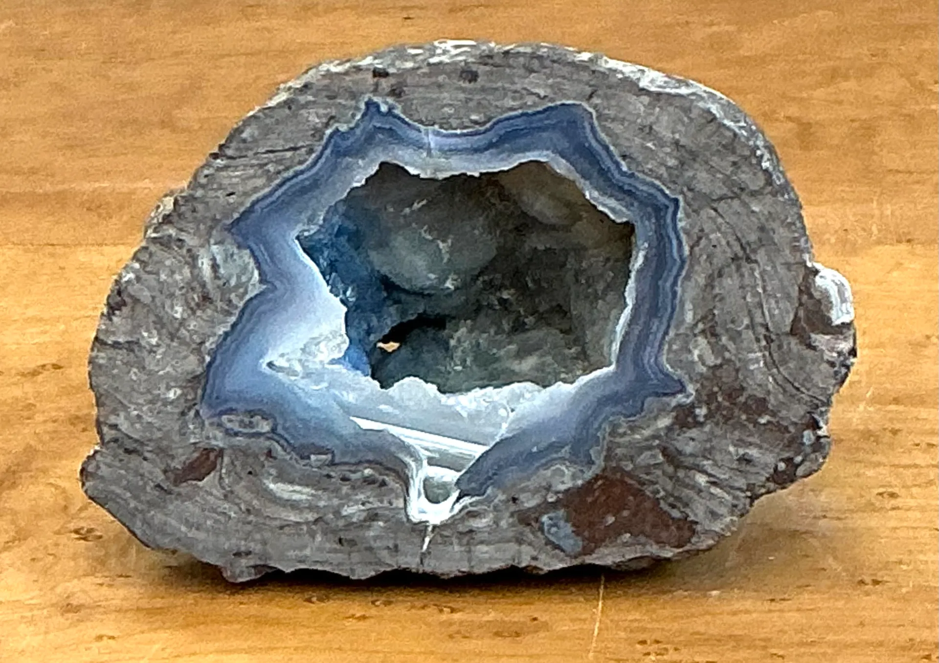 Vintage Blue Quartz Geode — additional photo 4