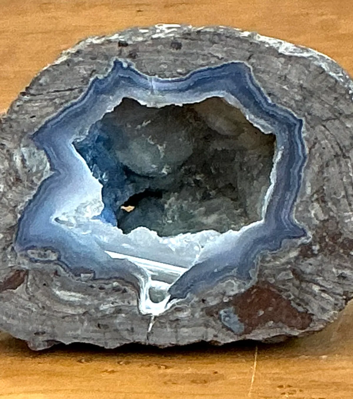 Vintage Blue Quartz Geode — additional photo 4