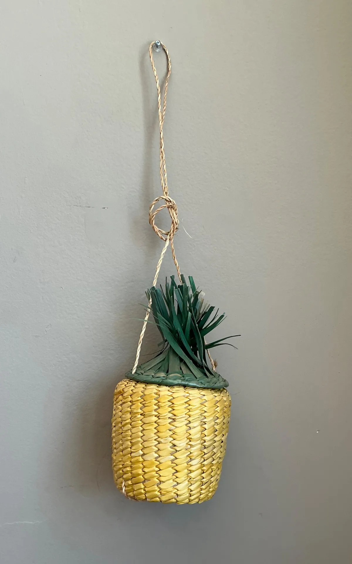 Vintage Woven Rattan Pineapple Bag — additional photo 5