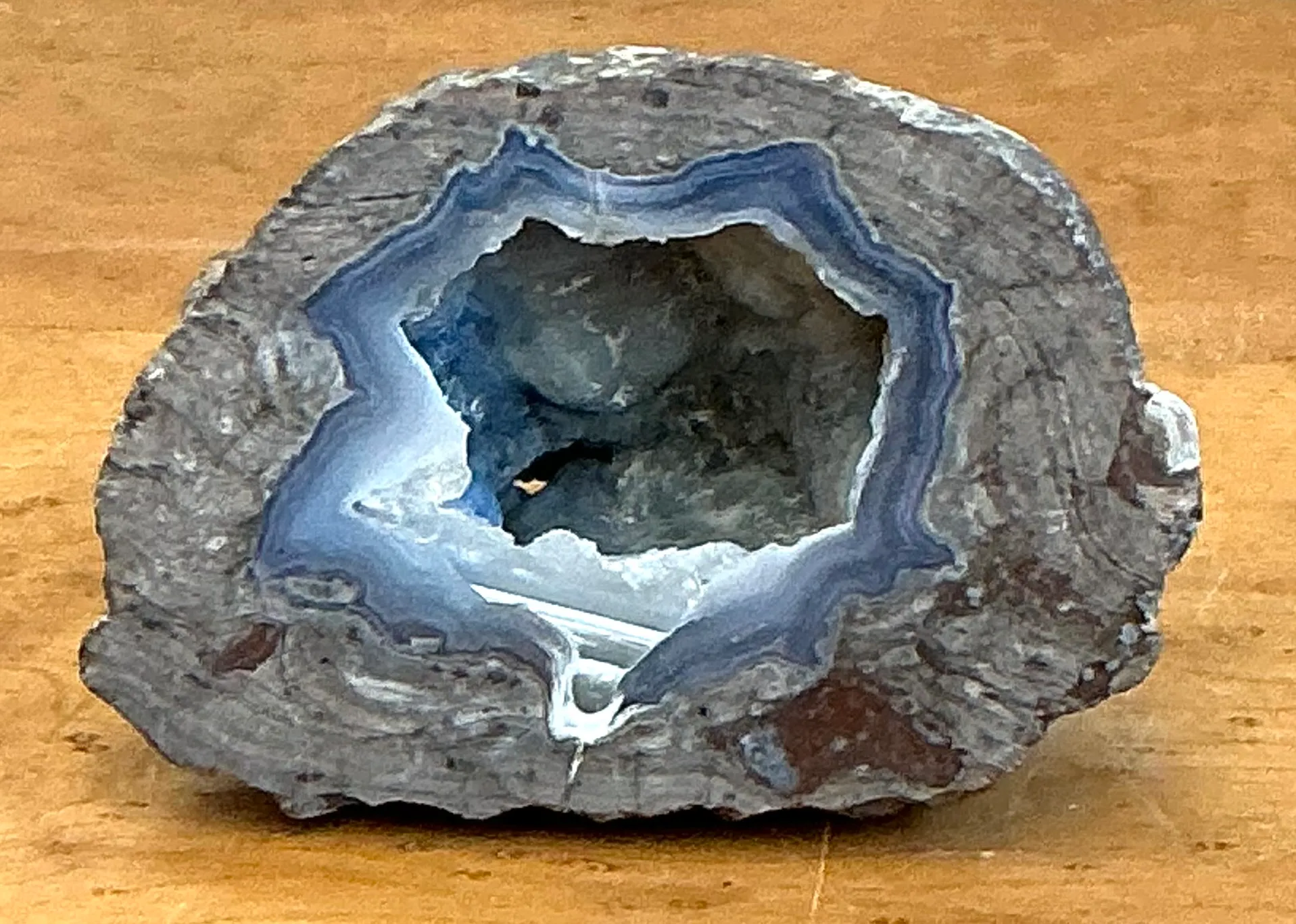 Vintage Blue Quartz Geode — additional photo 2