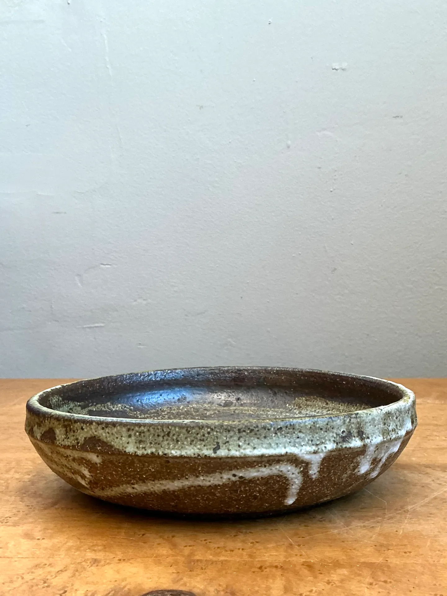 Vintage Abstract Design Pottery Plate — additional photo 8