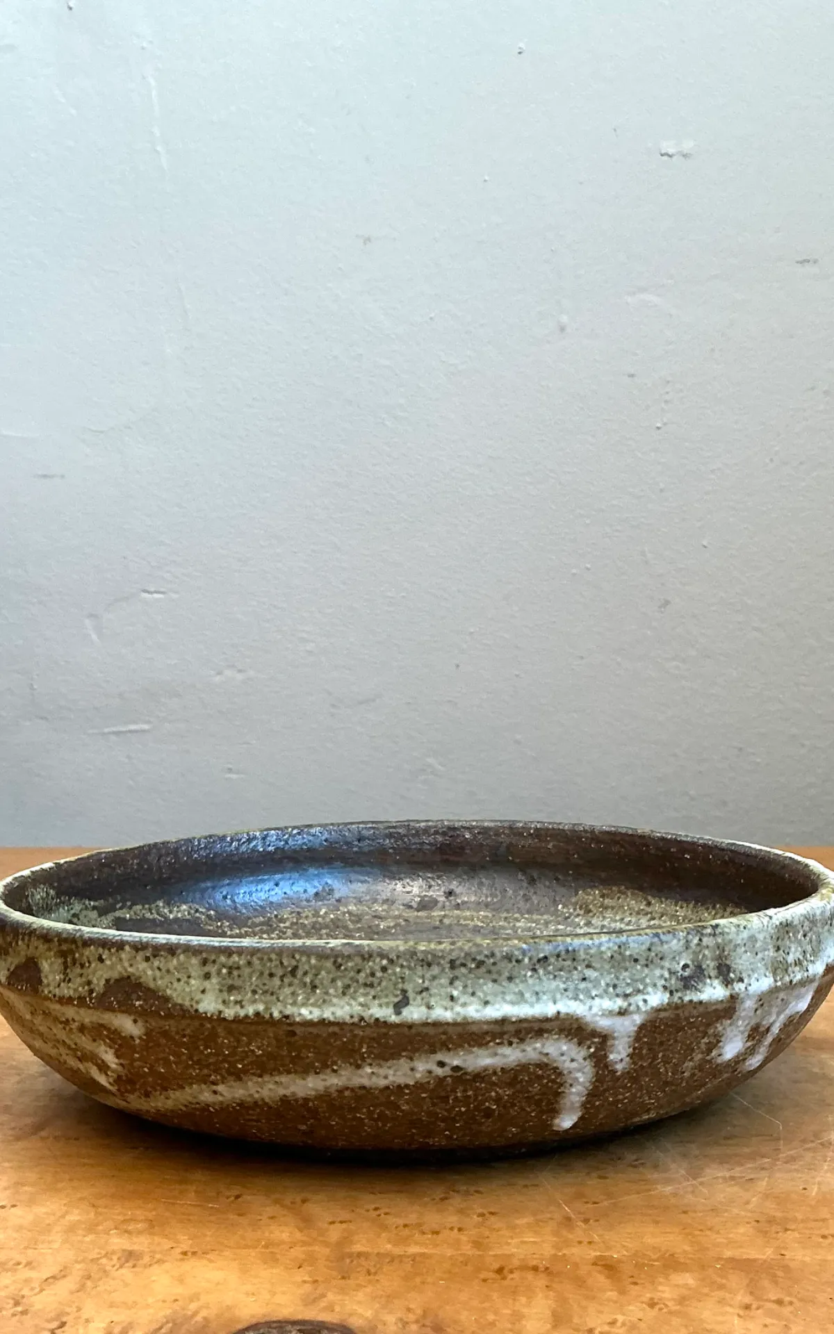 Vintage Abstract Design Pottery Plate — additional photo 8