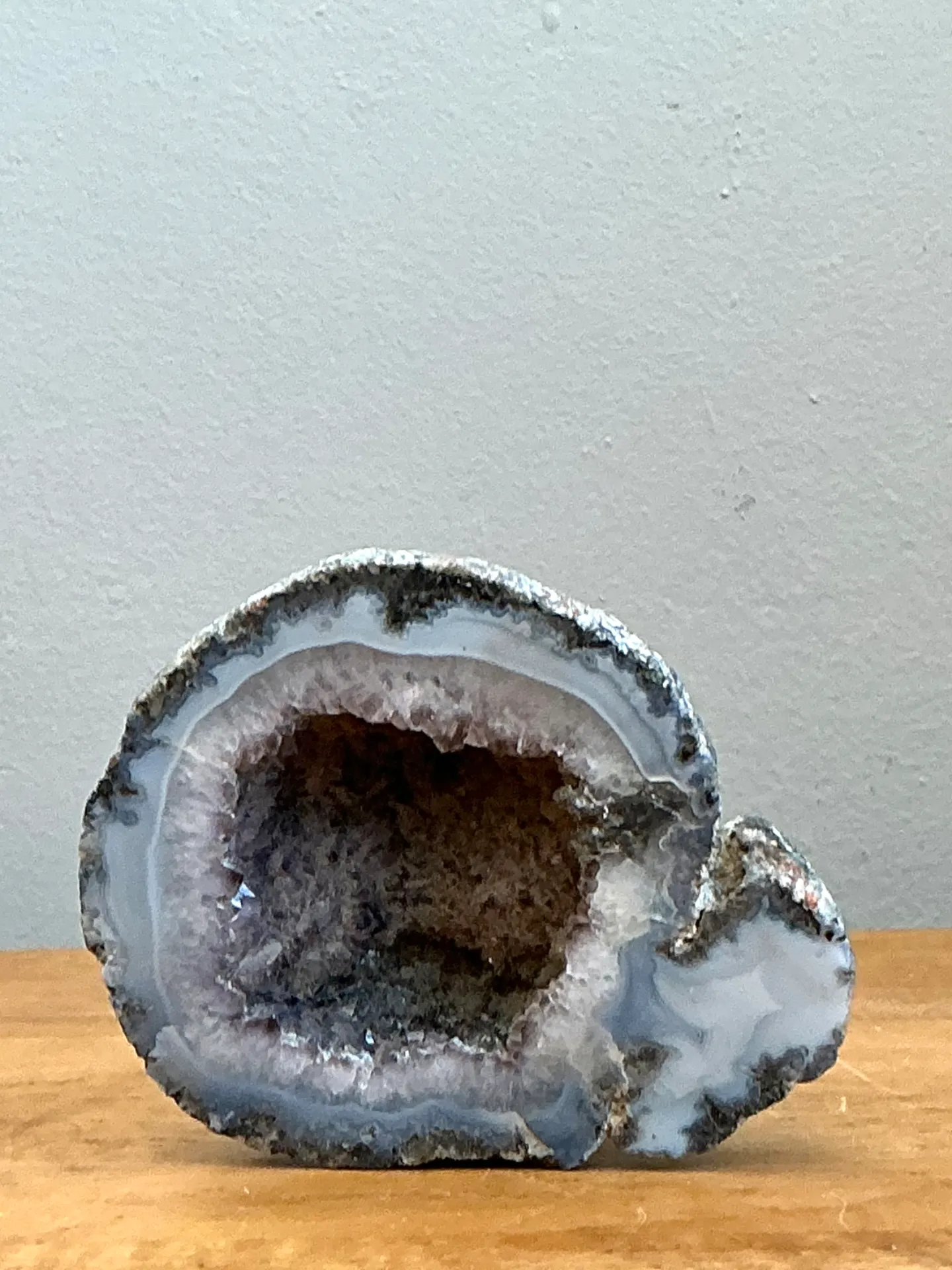 Vintage Natural Blue Quartz Geode — additional photo 6