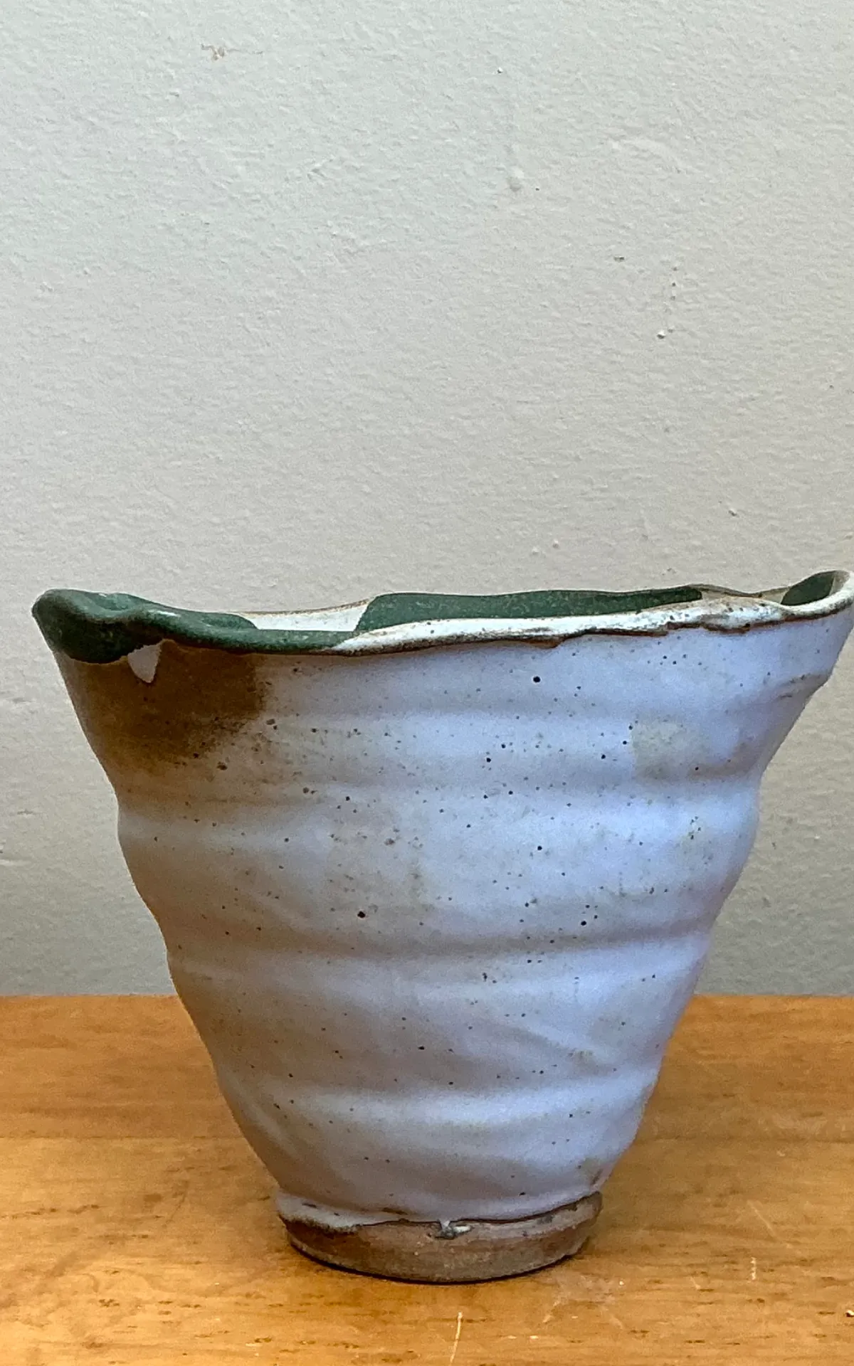 Vintage Abstract Stoneware Decorative Bowl — additional photo 3