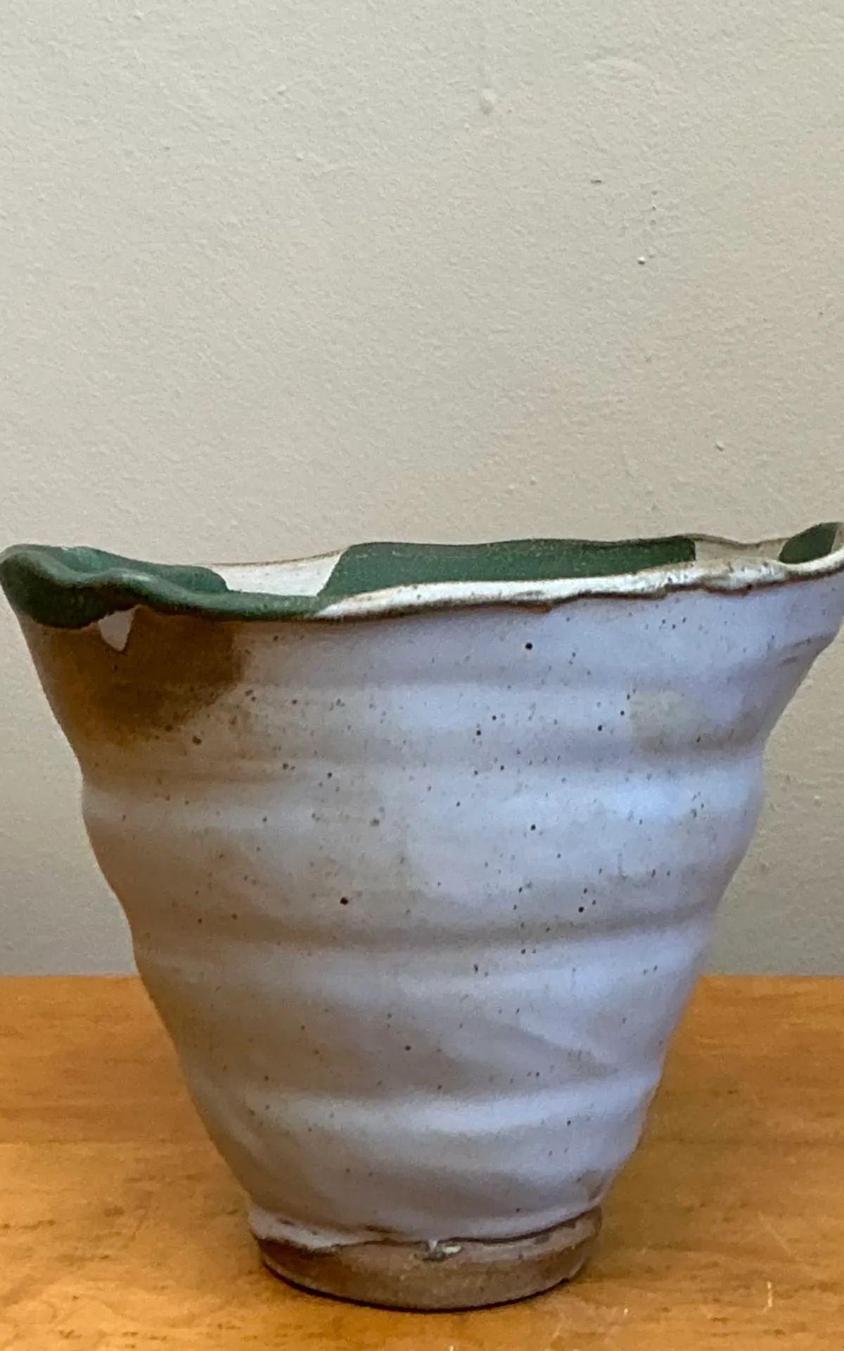Vintage Abstract Stoneware Decorative Bowl — additional photo 6