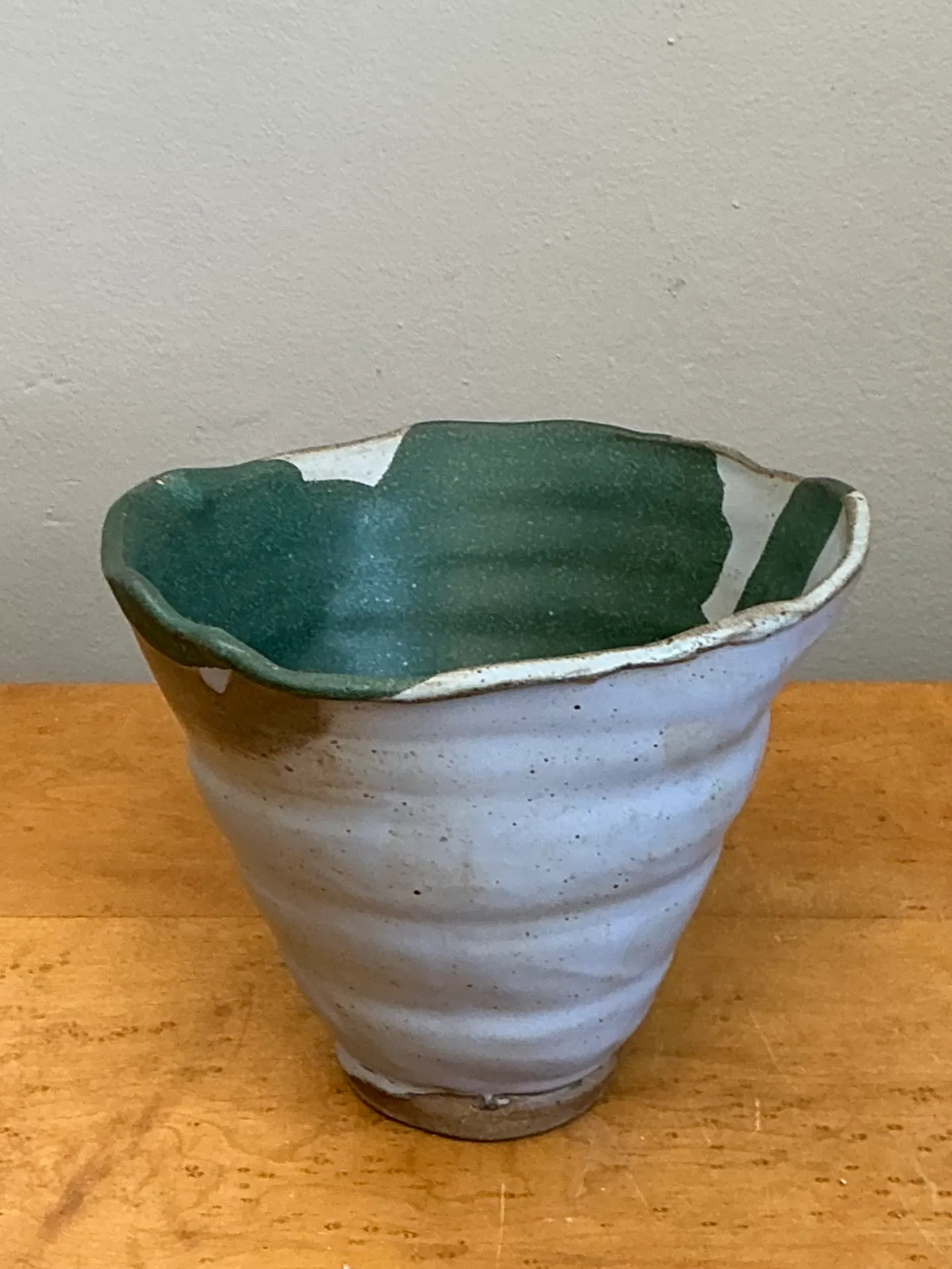 Vintage Abstract Stoneware Decorative Bowl — additional photo 5