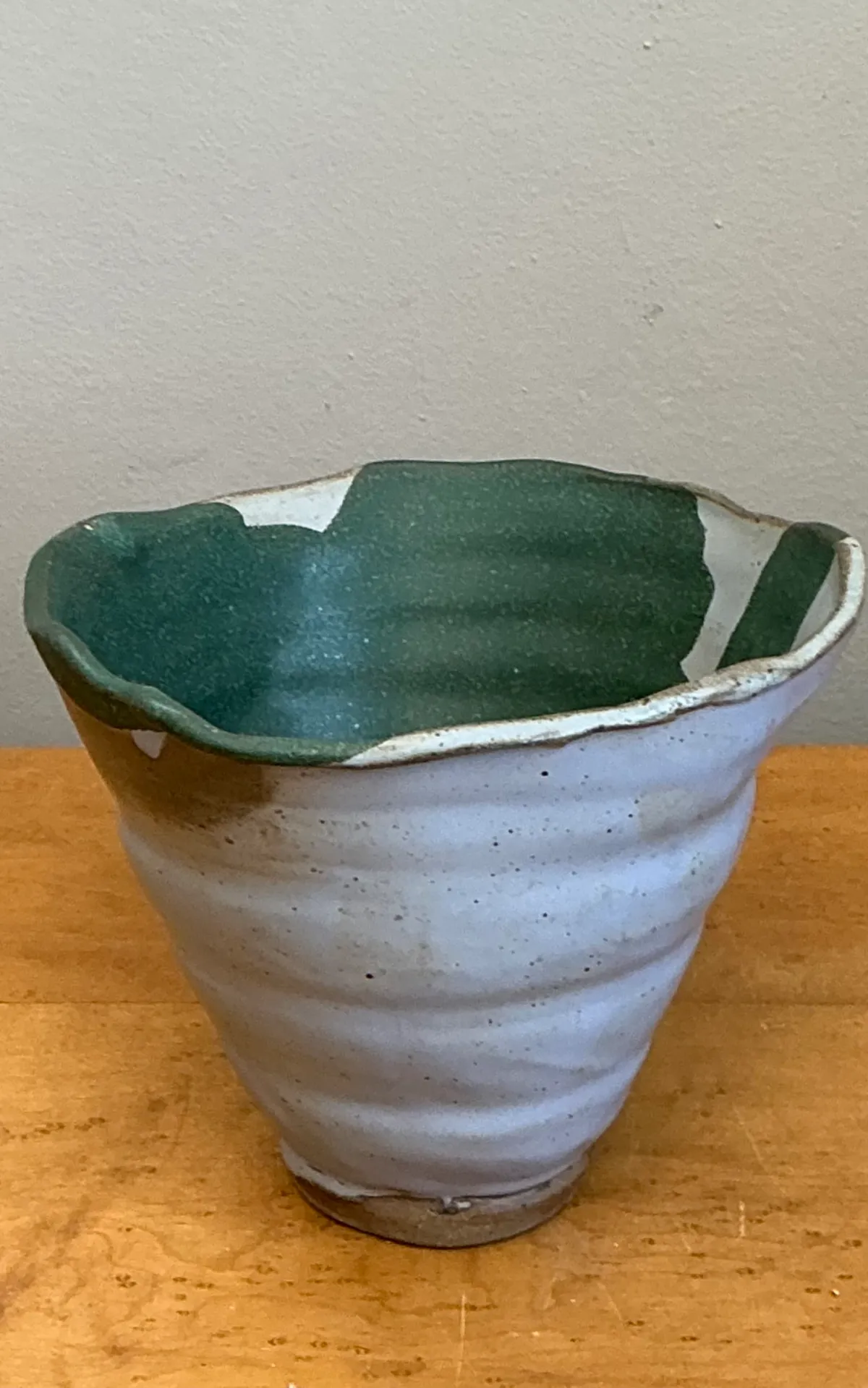 Vintage Abstract Stoneware Decorative Bowl — additional photo 5