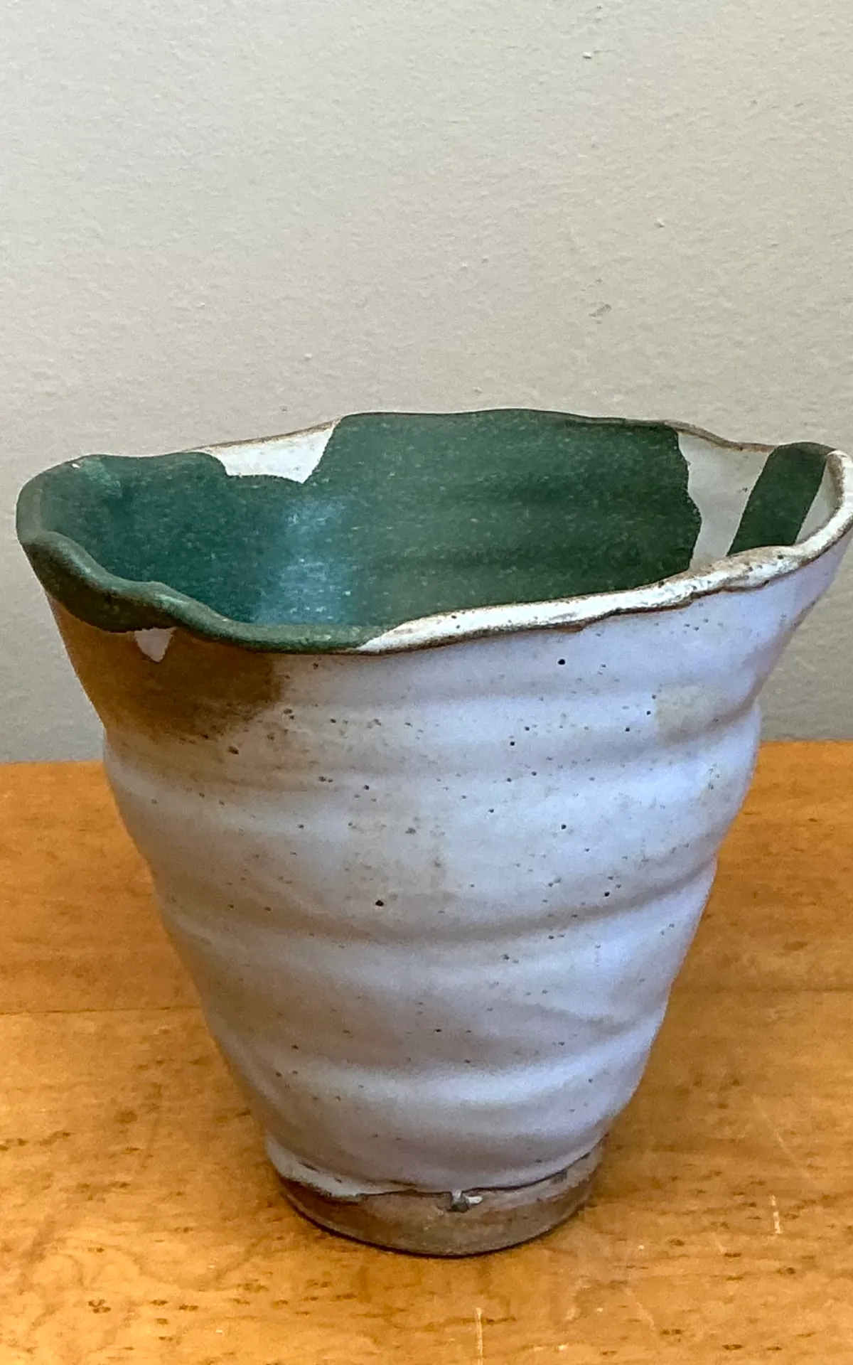 Vintage Abstract Stoneware Decorative Bowl — additional photo 4