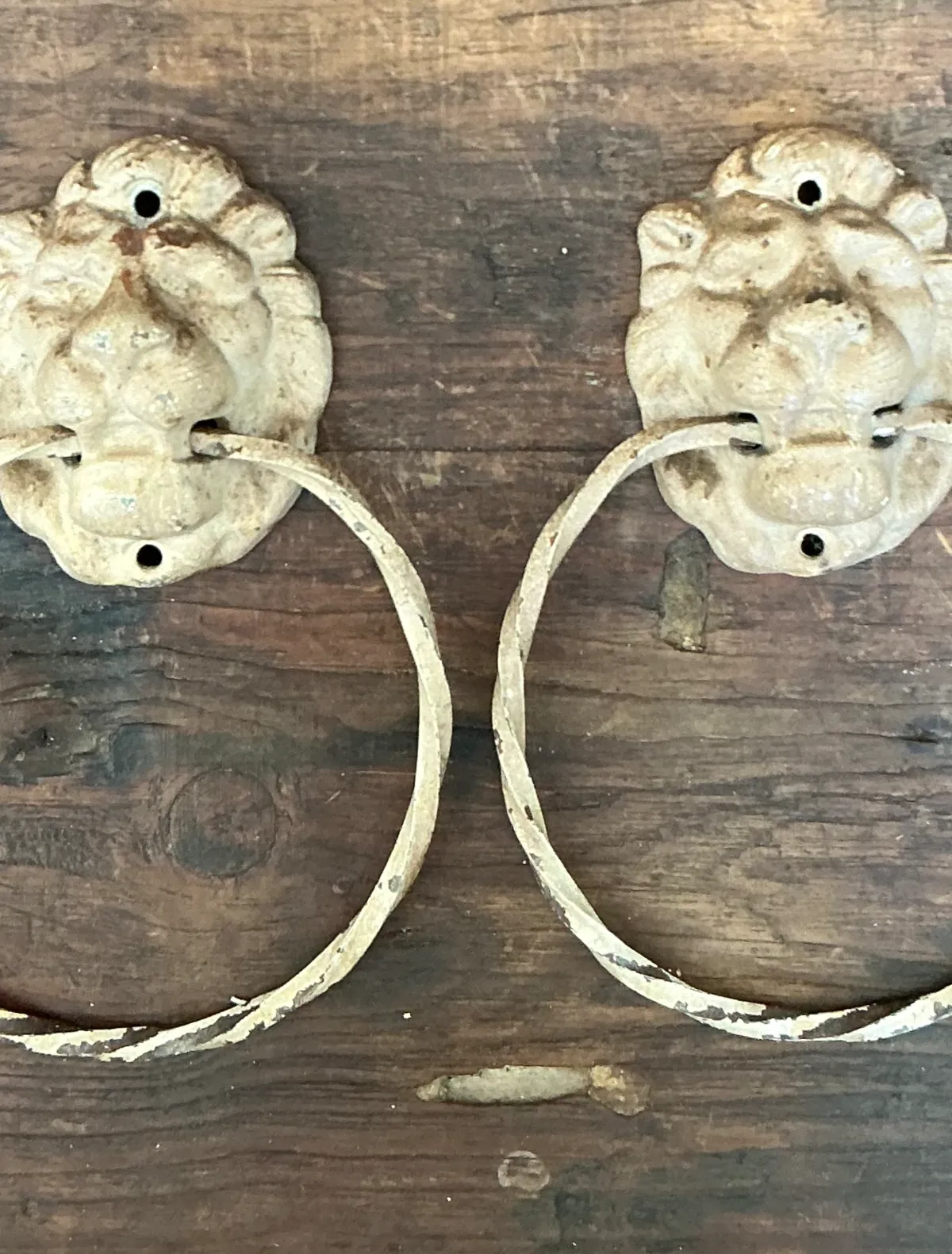 Vintage Lion Head Wall Mounted Towel Holders