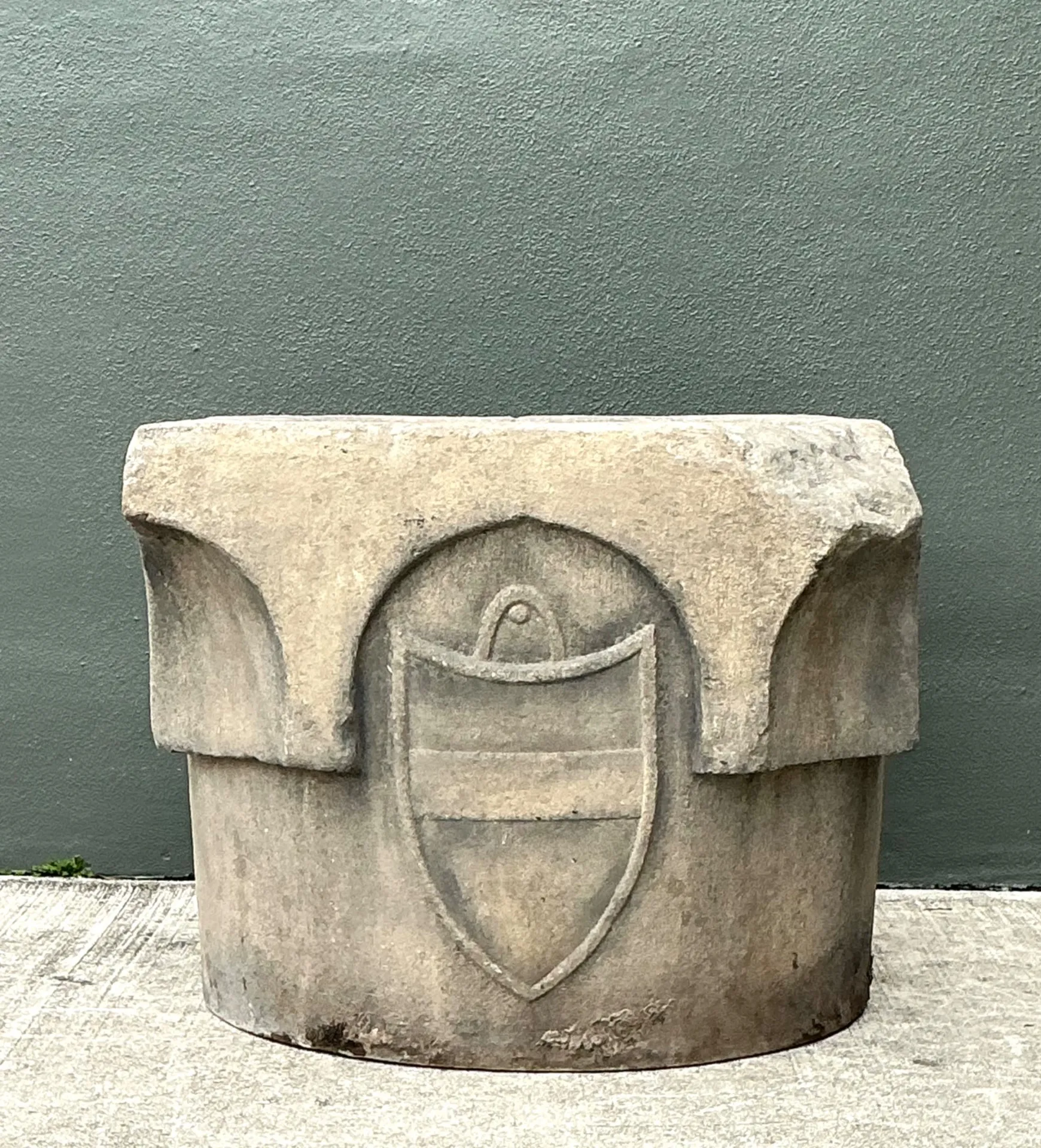 Vintage 19th Century Cast Stone Well Head — additional photo 7