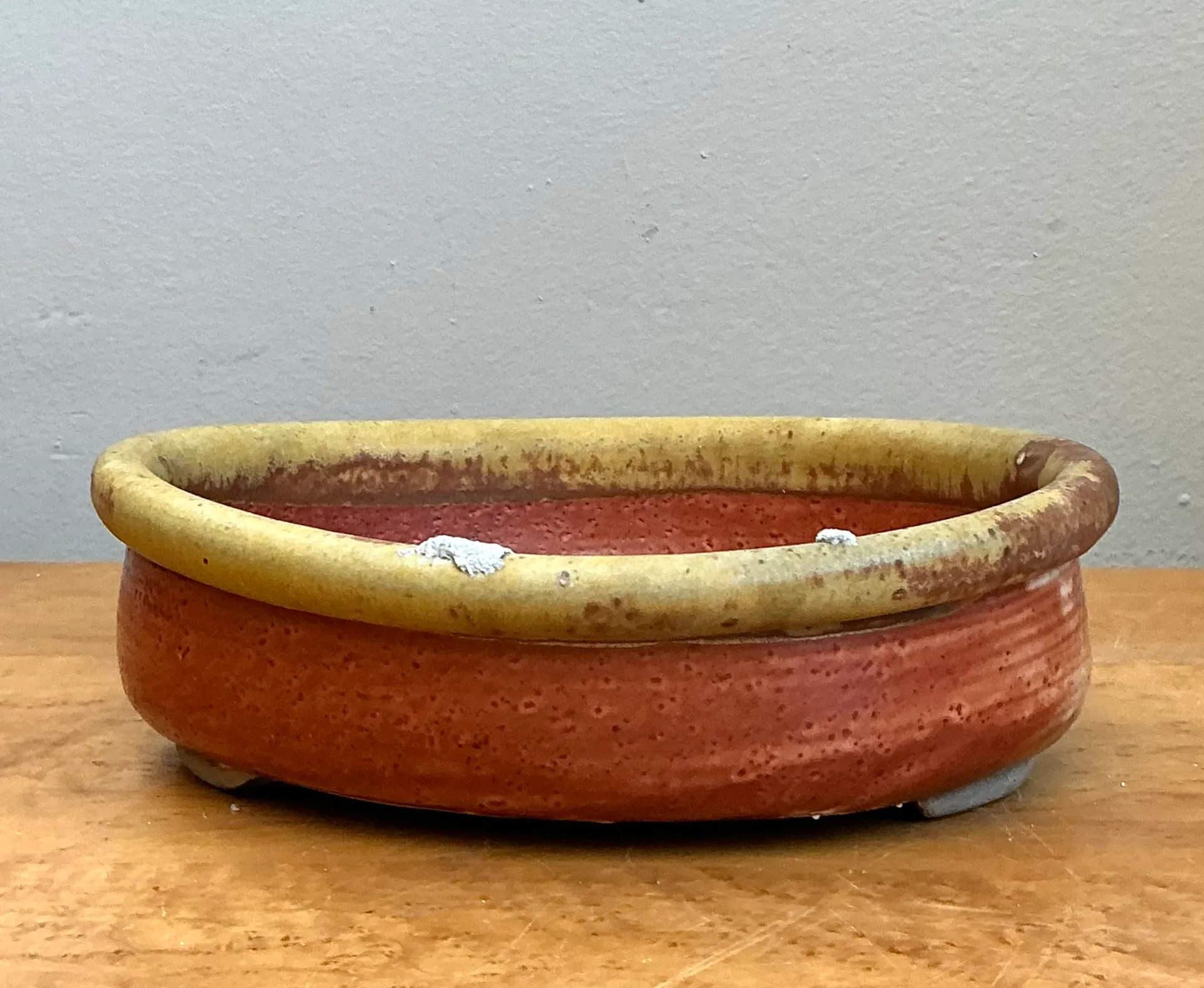 Vintage Oval Ceramic Pottery Bowl — additional photo 3