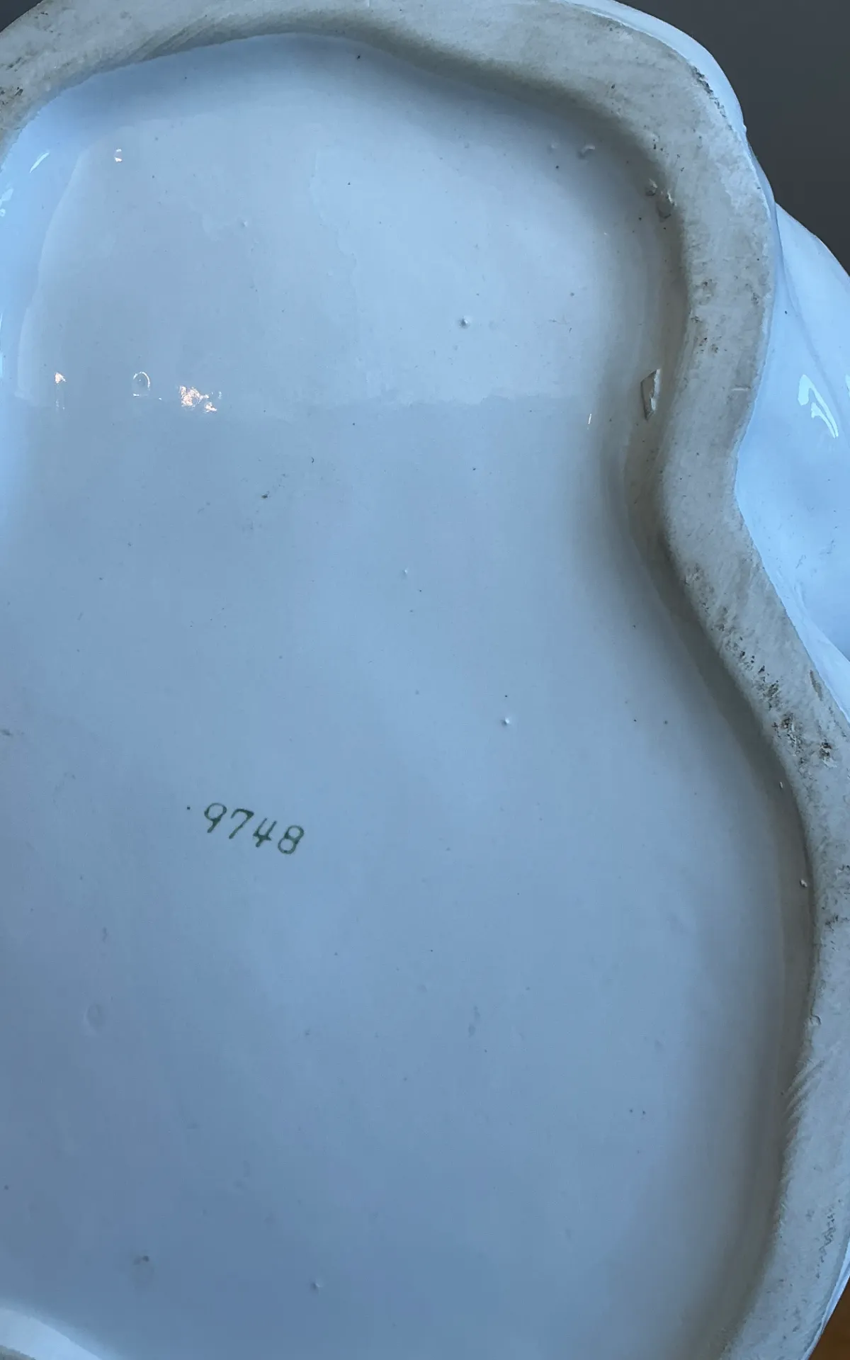 Vintage Italian White Frog Ceramic Vase — additional photo 7