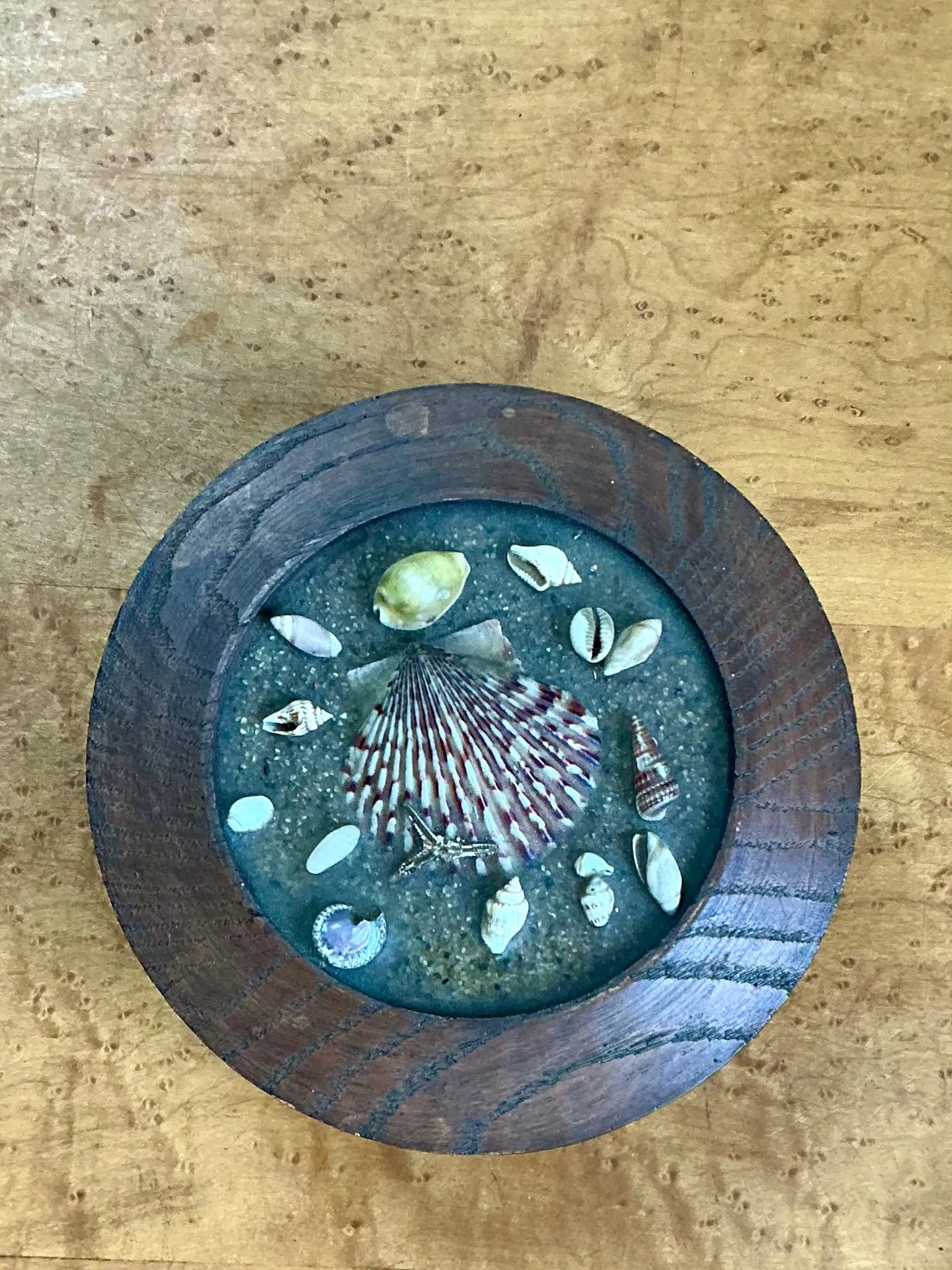 Vintage Wood and Shell Decorative Box — additional photo 8