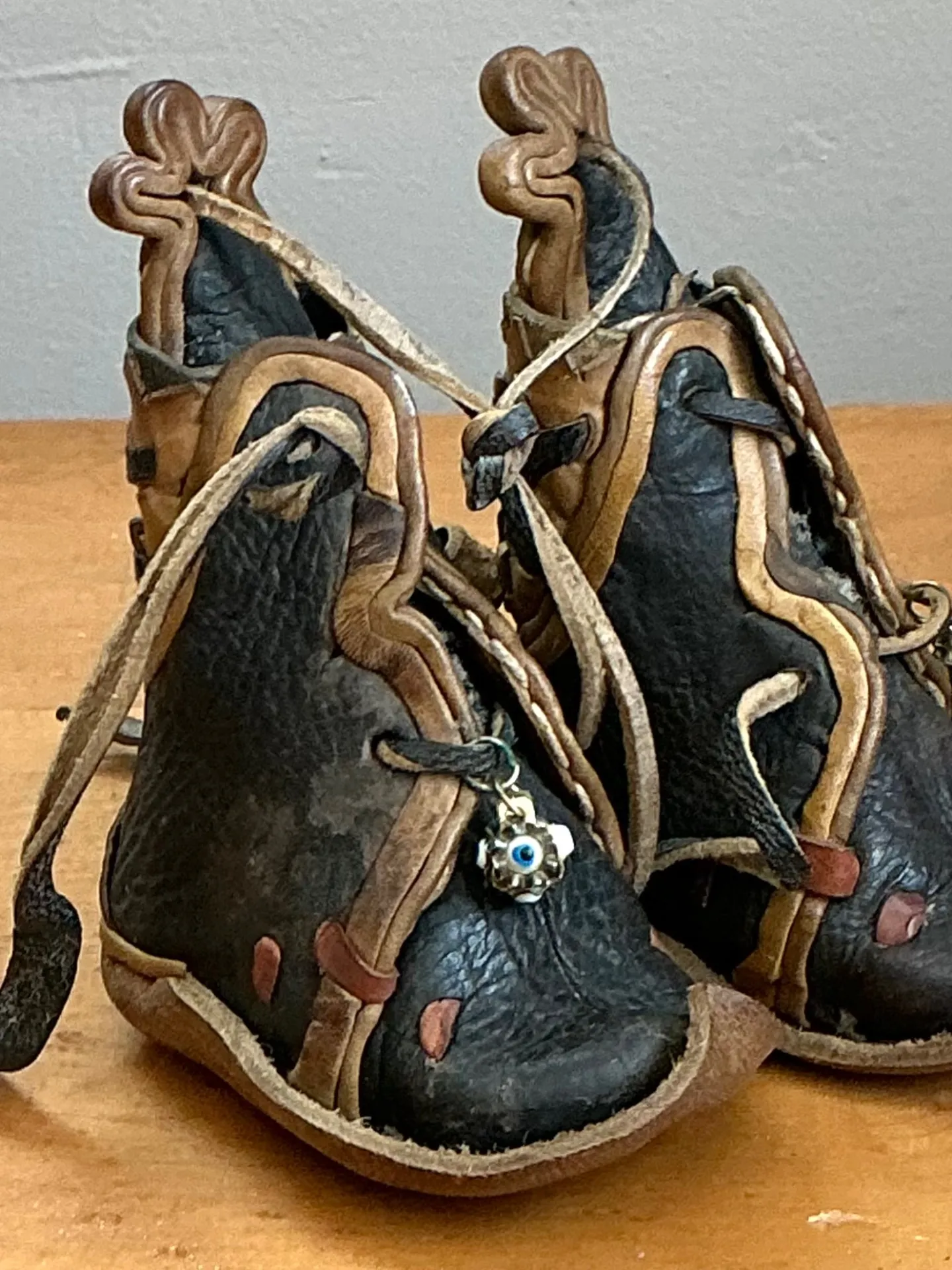 Vintage Children’s Leather Booties — additional photo 1