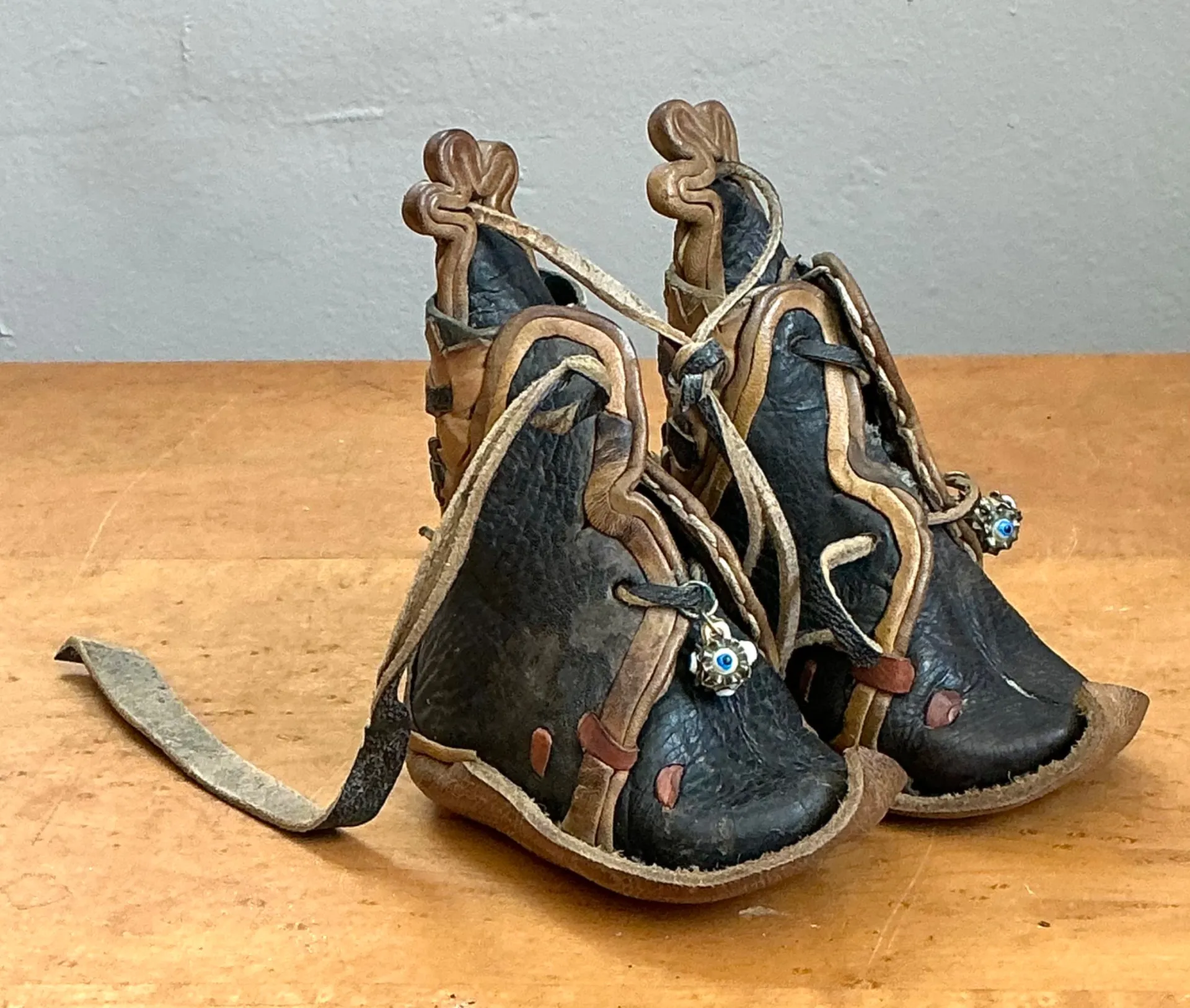 Vintage Children’s Leather Booties — additional photo 4